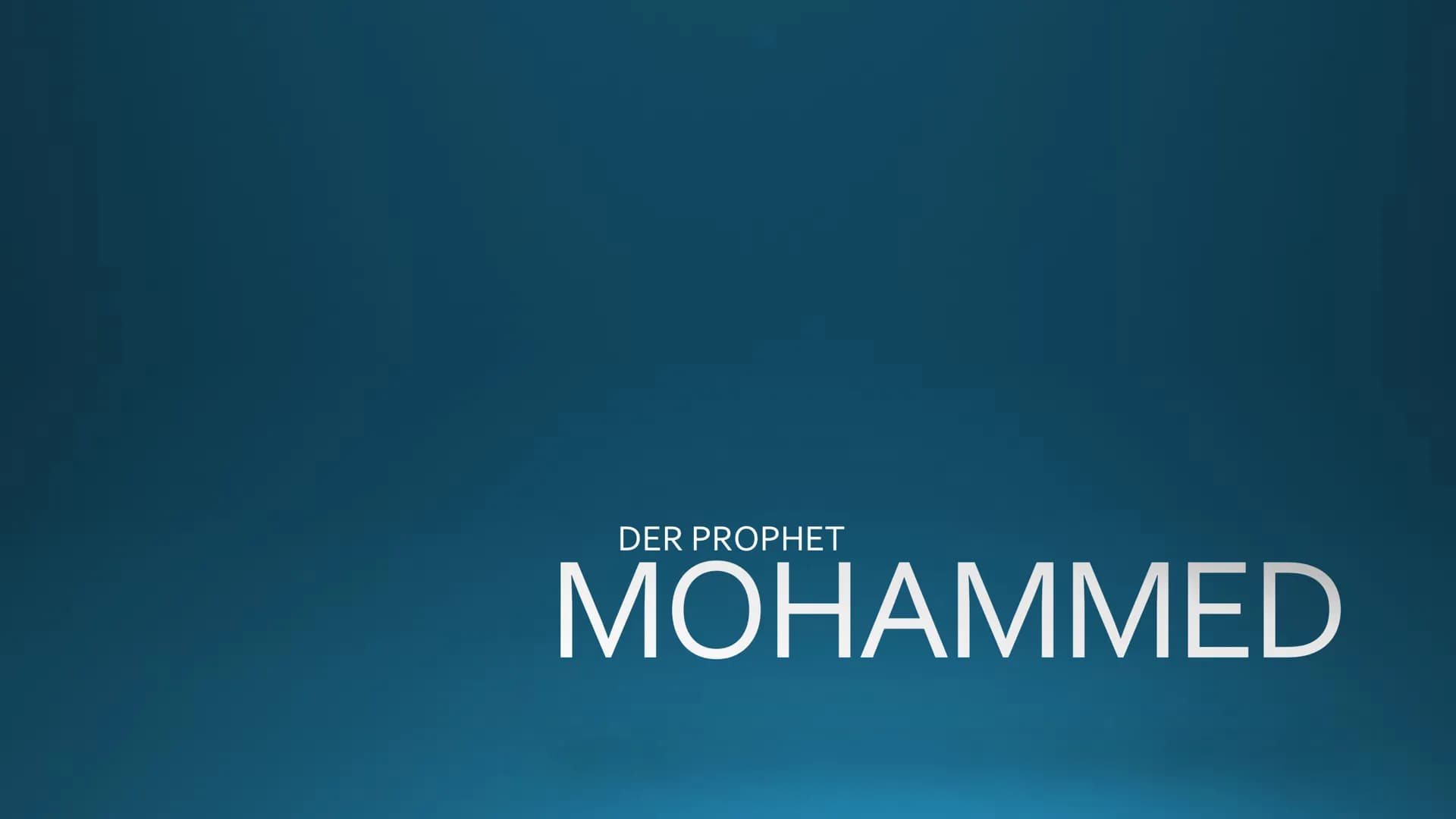 DER PROPHET
MOHAMMED # Mohammeds Geburt

Mohammed wurde ca. um 570. n. Chr. in
Mekka Geboren, seine Familie gehörte
zum Stamm der Kuraisch, 