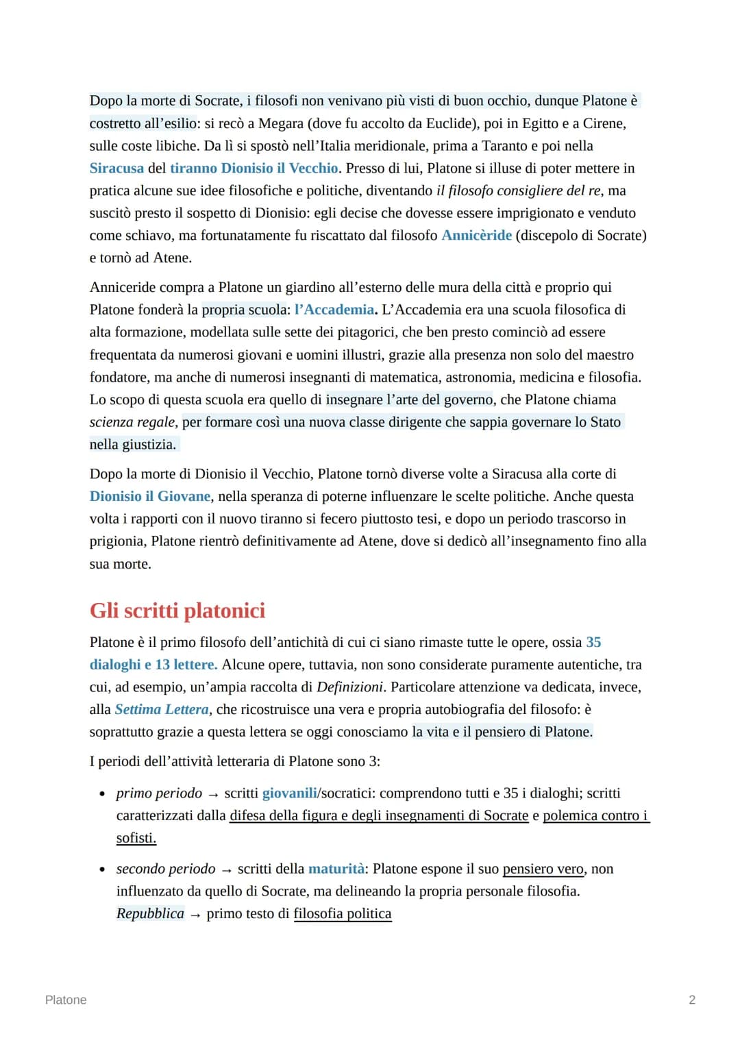 Platone

Platone

Un faticoso cammino al servizio della città

Il noto filosofo greco Platone nacque nel 427 a.C. in una delle famiglie più 