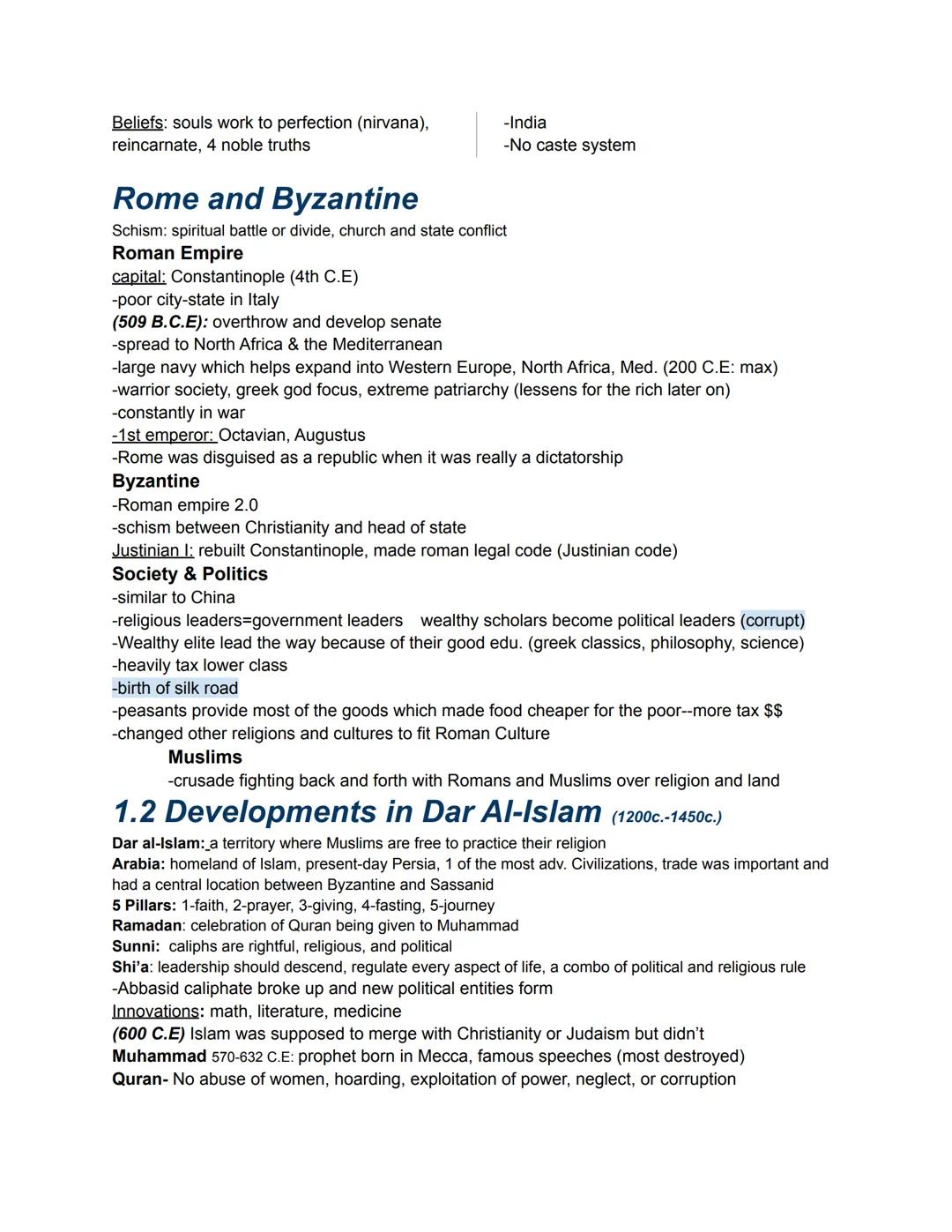 # Unit 1

# Global Tapestries

S.P.I.C.E T (APWH Themes)

*   Social: social structures, relations, social class systems, trends in politics