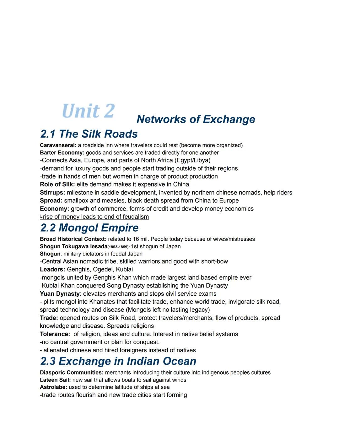 # Unit 1

# Global Tapestries

S.P.I.C.E T (APWH Themes)

*   Social: social structures, relations, social class systems, trends in politics