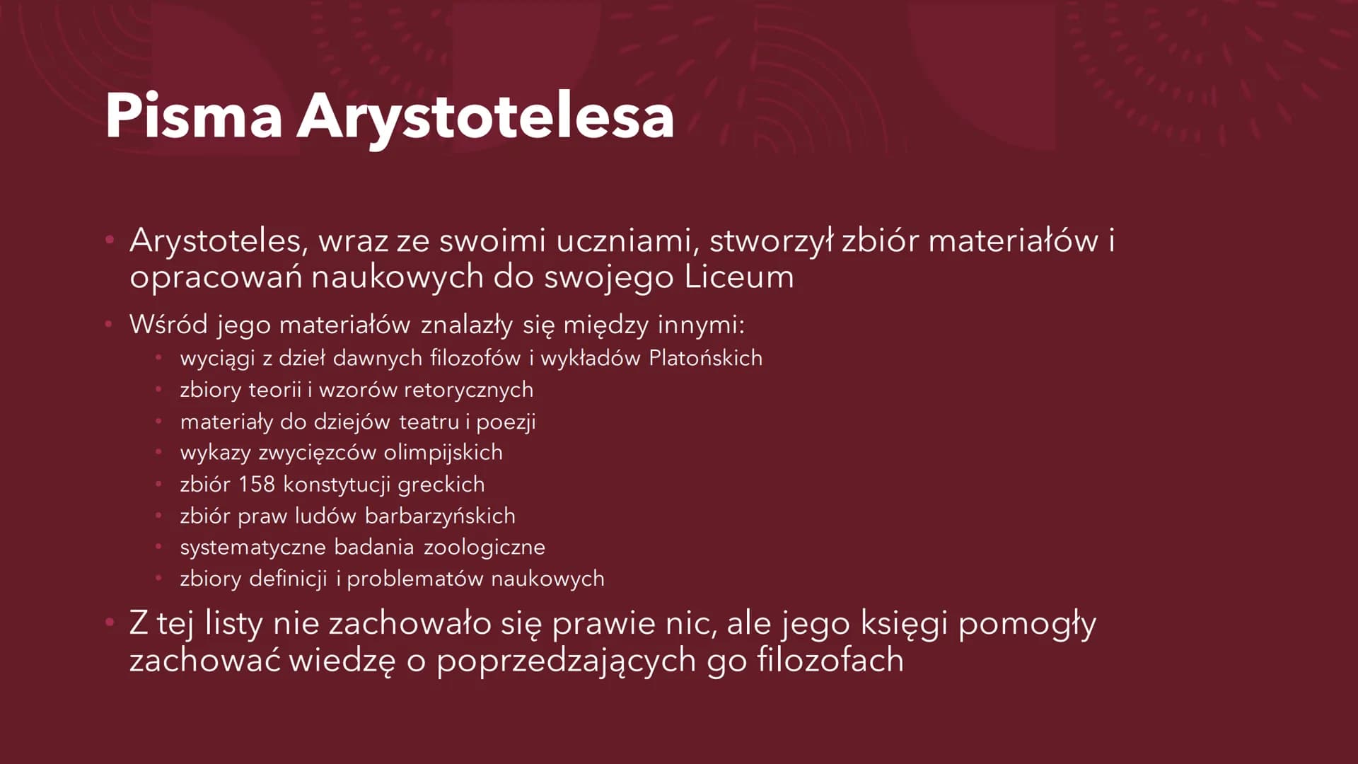 ARYSTOTELES # Arystoteles

*   384-322 p.n.e.
*   Urodził się w Stagirze, przez co nazywany jest czasem Stagirytą
*   Syn nadwornego medyka 