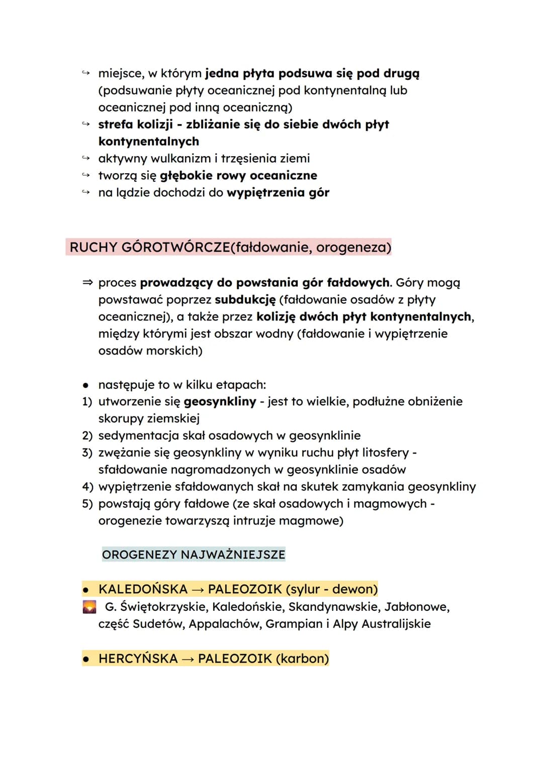 # TEKTONIKA PŁYT LITOSFERY

→ prądy konwekcyjne w astenosferze

→ bardzo powolne (kilka cm/rok) przemieszczanie się plastycznej
materii skal