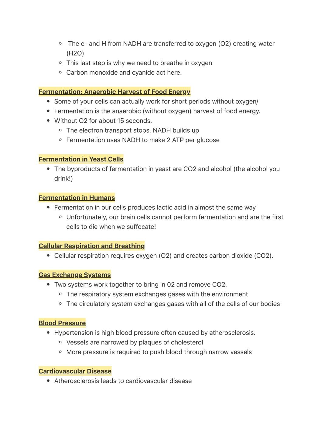 # 6: Cellular Respiration

Biology and Society: Getting the Most Out of Your Muscles
*   If you work even harder and exceed your aerobic cap
