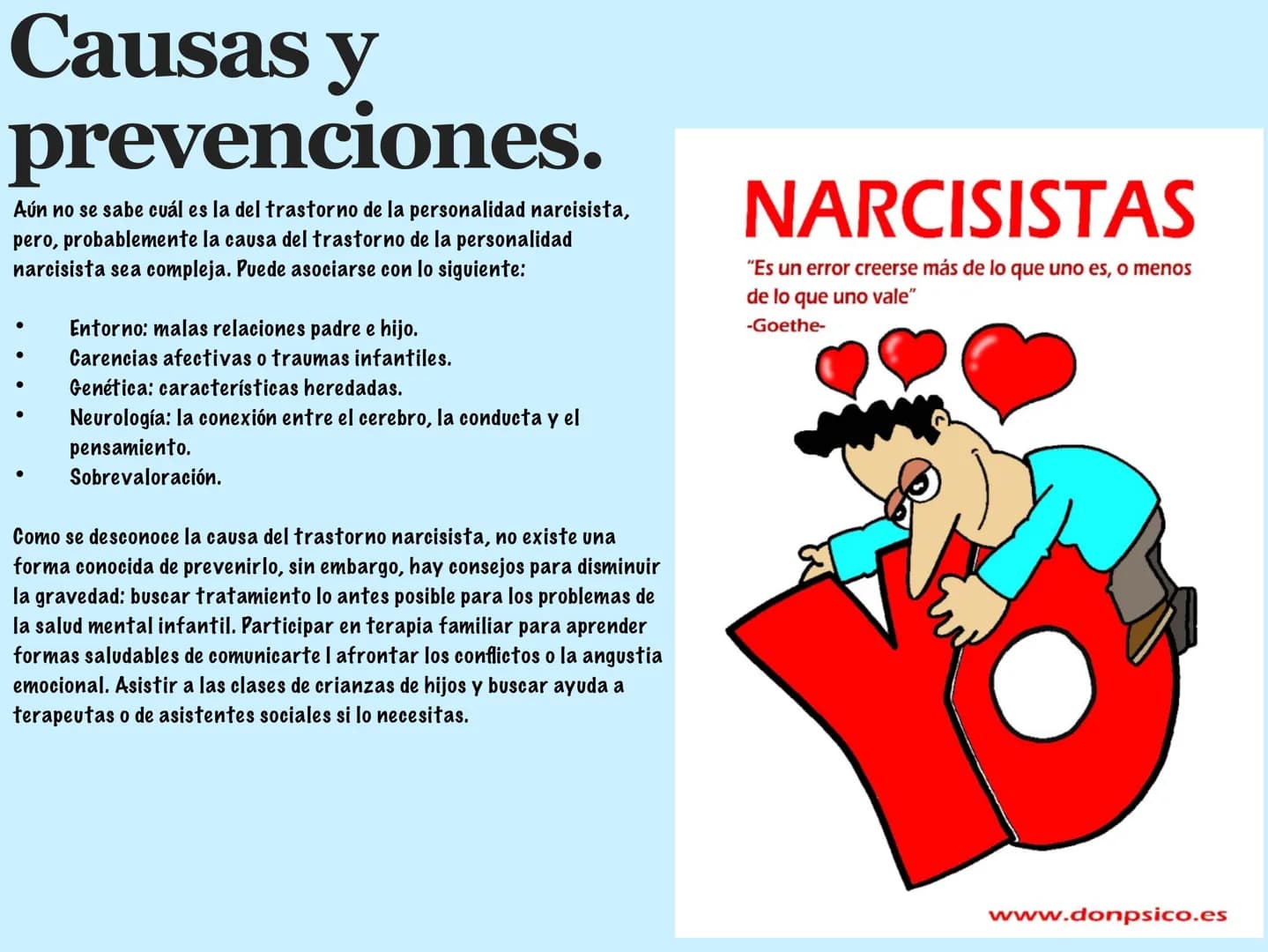 # TRASTORNO

DE

PERSONALIDAD

NARCISISTA. # Descubrimiento del
trastorno.

En el dominio de la psicología, el término narcisismo, según
afi