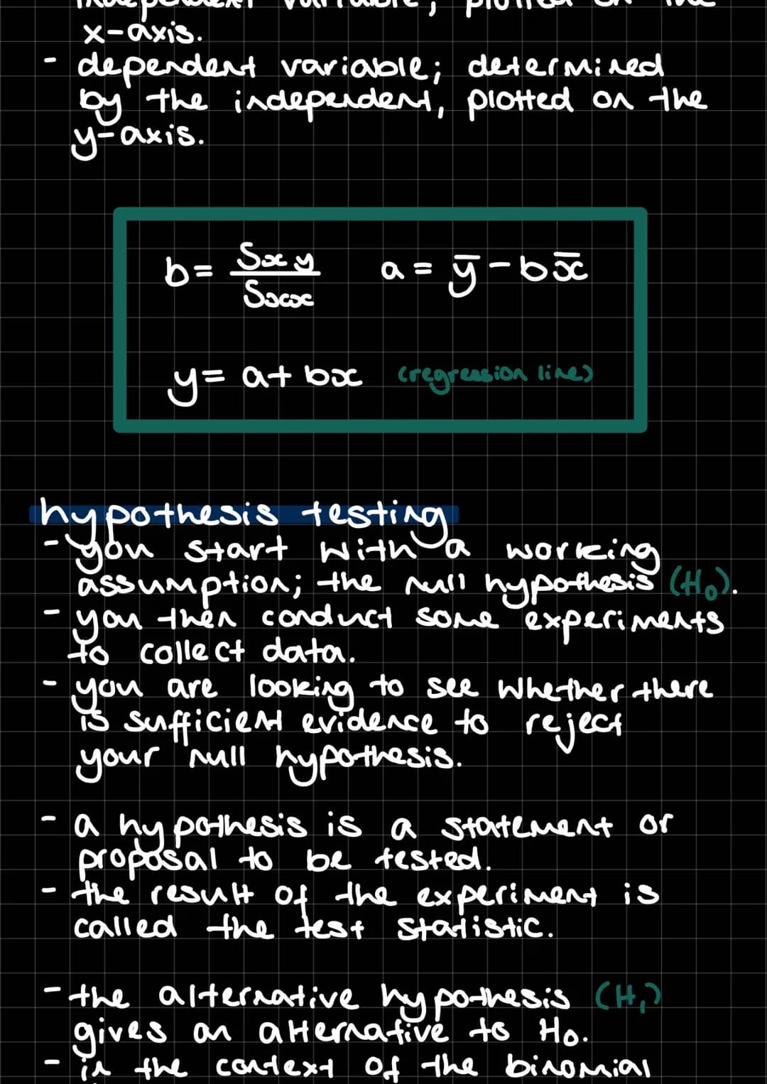 the relationship between two
Sets of data.

$\Sigma$(x−$\bar{x}$) = $S_{cox}$ (variances
$\Sigma$(x-$\bar{x}$)(y-$\bar{y}$) = $S_{ocy}$ cova