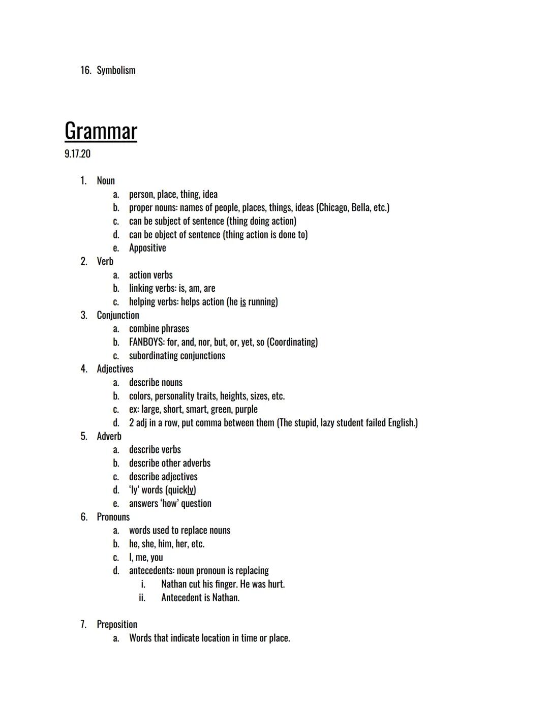 Bella Nesci
World Lit Notes

# Literary Devices
9.16.20

## Theme:
- central message or insight revealed through a literary work
    - Good 