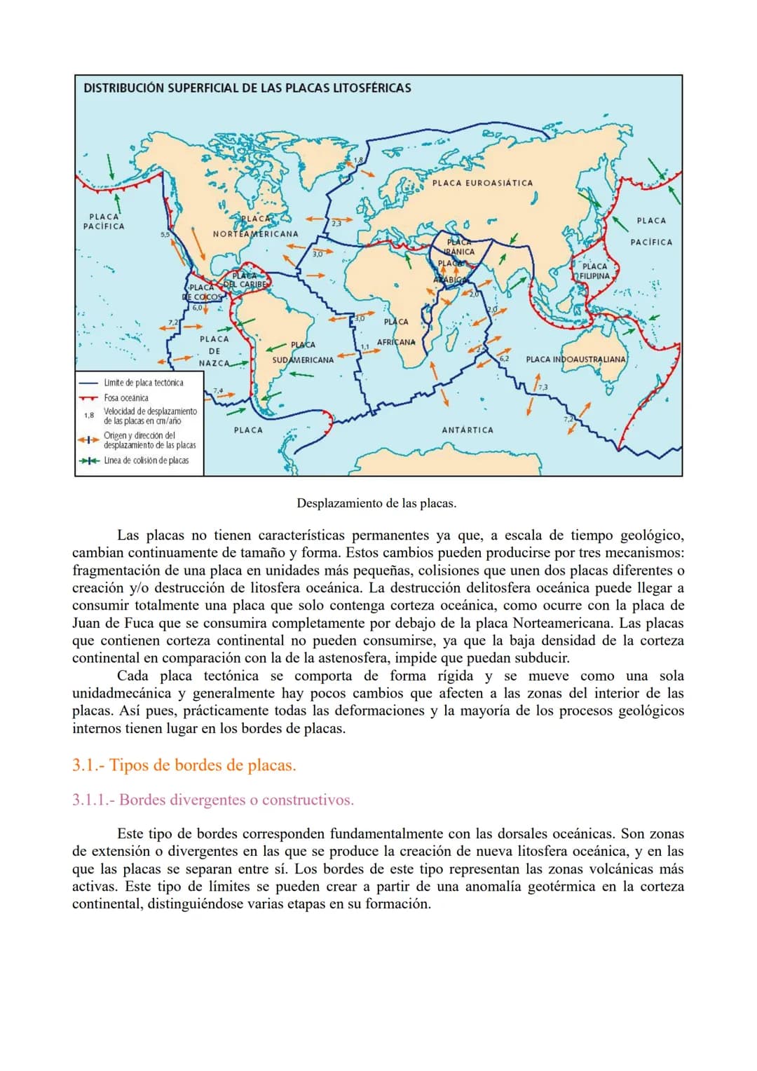 # TEMA 7. Tectónica de placas y procesos
orogénicos.

1.- Deriva continental.

2.- Expansión de los fondos oceánicos

3.- Teoría de la tectó