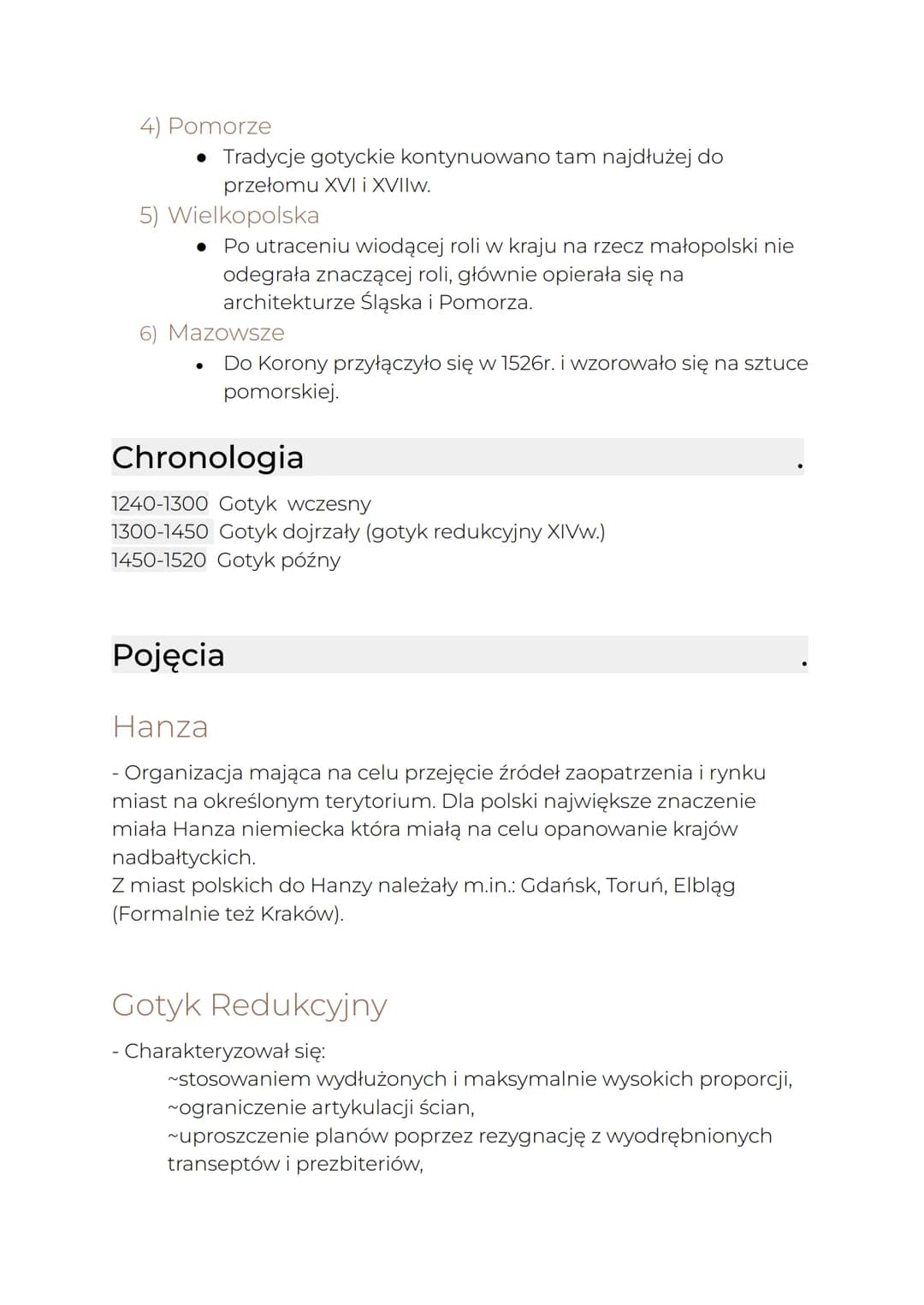 # POLSKA

Architektura Sakralna

Pochodzenie

• W Polsce gotyk pojawił się wraz z zakonami dominikańskimi i
franciszkańskimi w XIIIw.

• Pie
