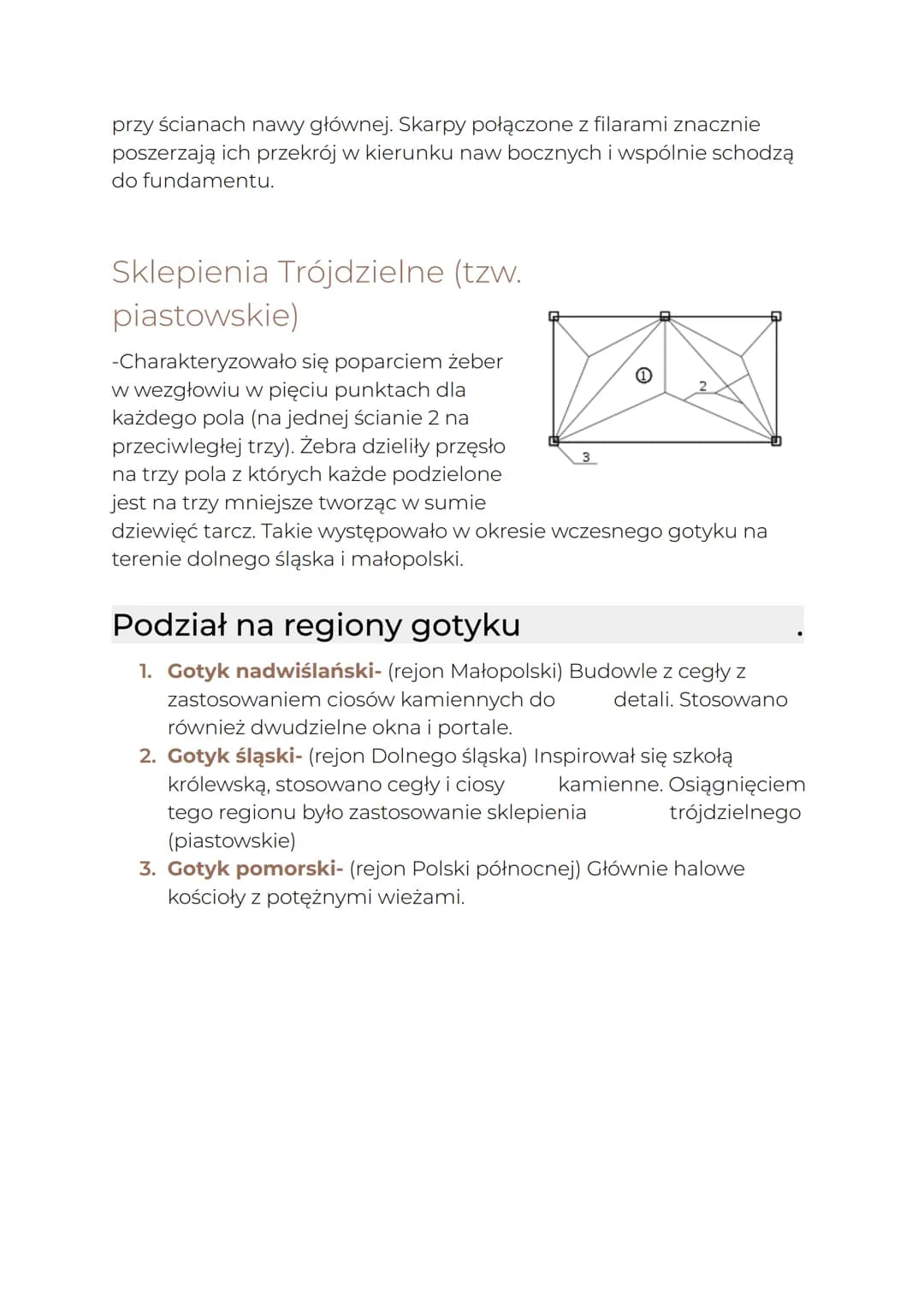 # POLSKA

Architektura Sakralna

Pochodzenie

• W Polsce gotyk pojawił się wraz z zakonami dominikańskimi i
franciszkańskimi w XIIIw.

• Pie