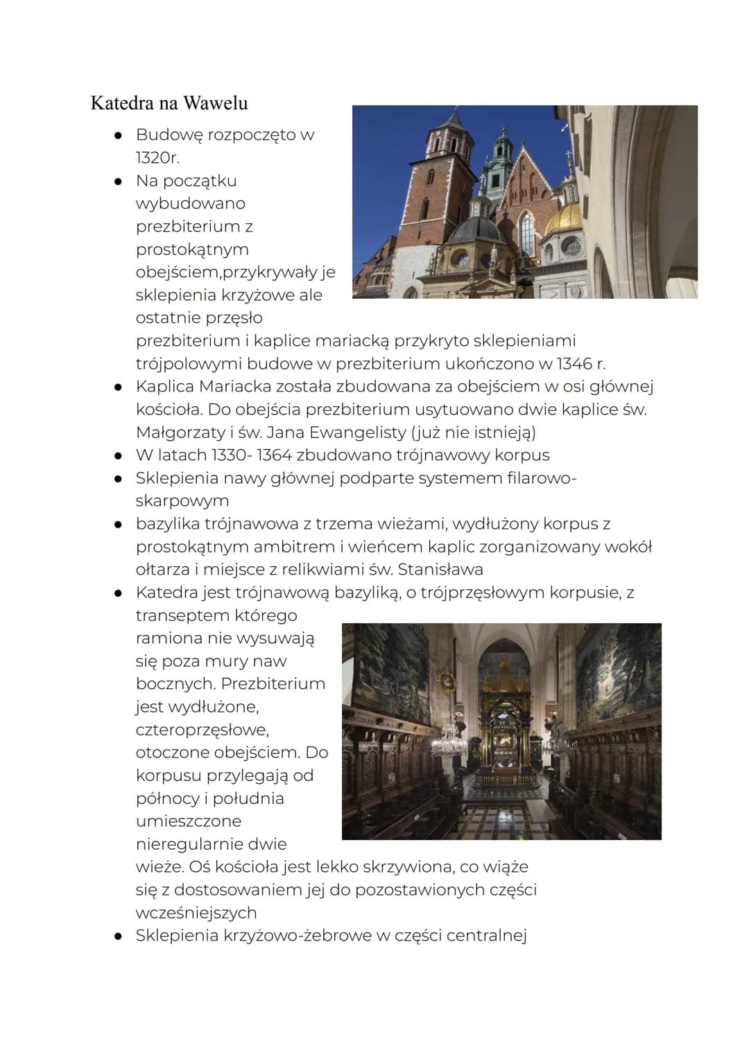 # POLSKA

Architektura Sakralna

Pochodzenie

• W Polsce gotyk pojawił się wraz z zakonami dominikańskimi i
franciszkańskimi w XIIIw.

• Pie