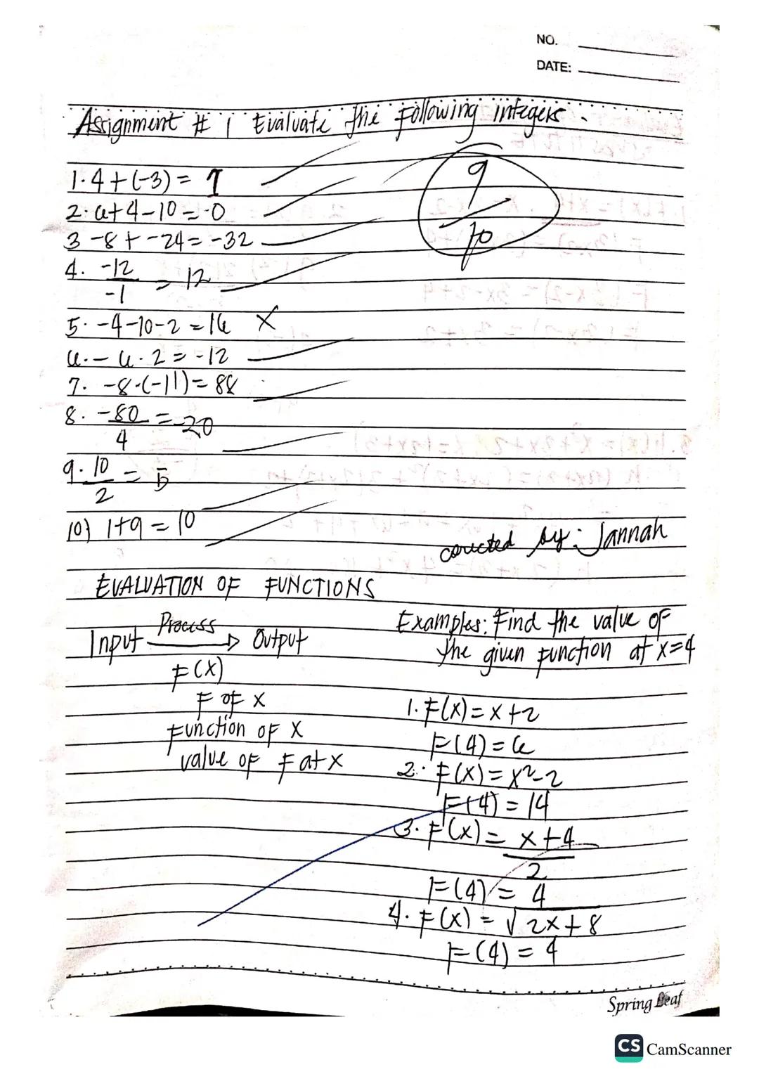 NO.
DATE:

General Mathematics

A. Funations and their graph

1. Introduction to Function
2. Rational Functions
3. Inverse, Exponential & lo