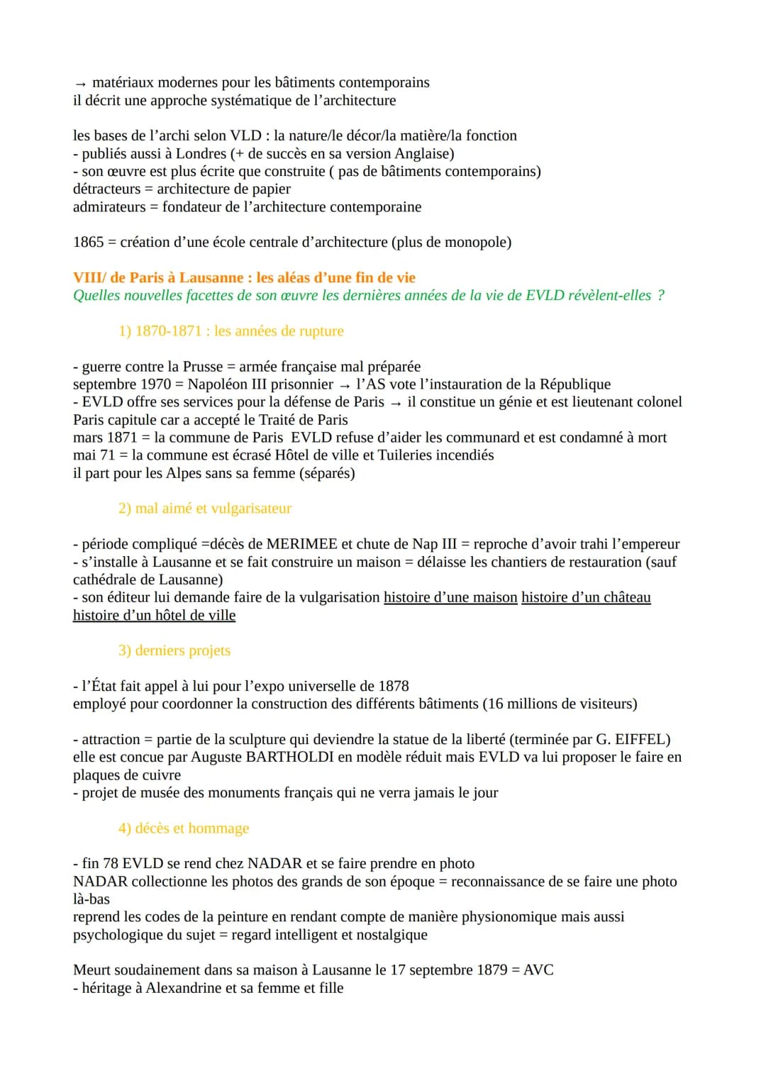 # I/ Une jeunesse dans un milieu favorisé.

Comment les années d'enfance et d'adolescence d'EVLD ont-elles conditionné sa vocation
d'artiste