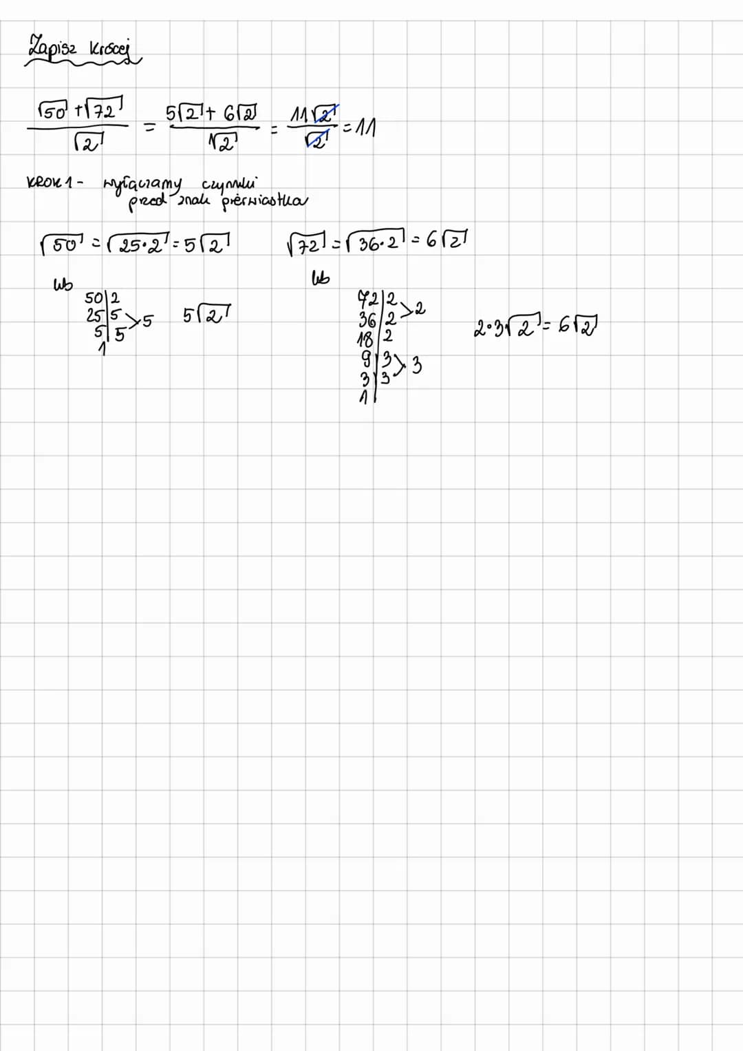 # DEFINICJA

# PIERWIASTKI

$\sqrt[n]{a} = b$ gdzie $b^n = a$

stopień
pierwiastka

$\sqrt[n]{a}$

liczba podpierwiastkowa

Symbol
pierwiast