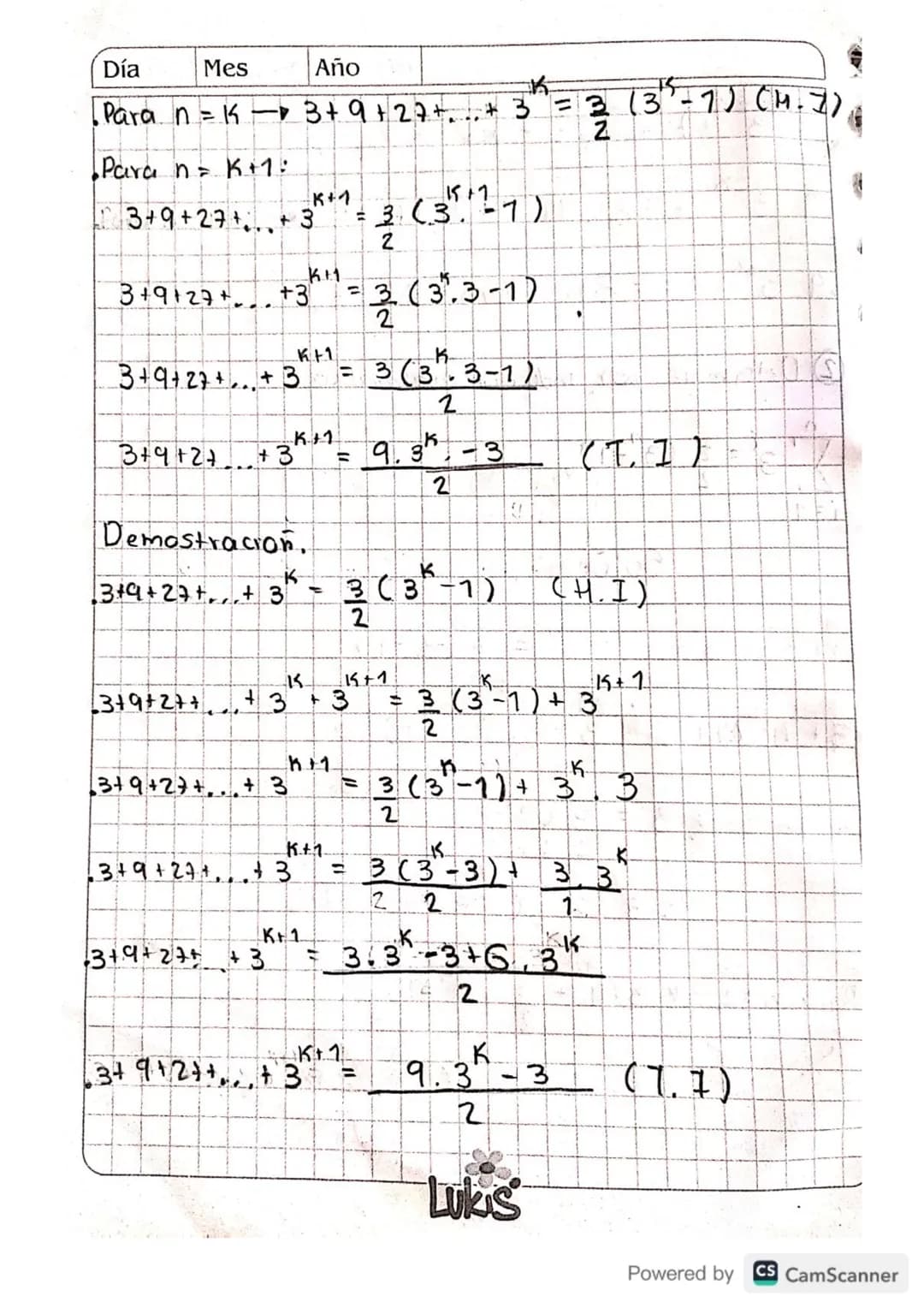 Día Mes Año

$=\sum_{i=1}^{68} \frac{2}{3^{10}} (\frac{1}{81})^{i-1} (\frac{1}{3^4}) = \sum_{i=1}^{68} \frac{2}{3^{14}} (\frac{1}{81})^{i-1}