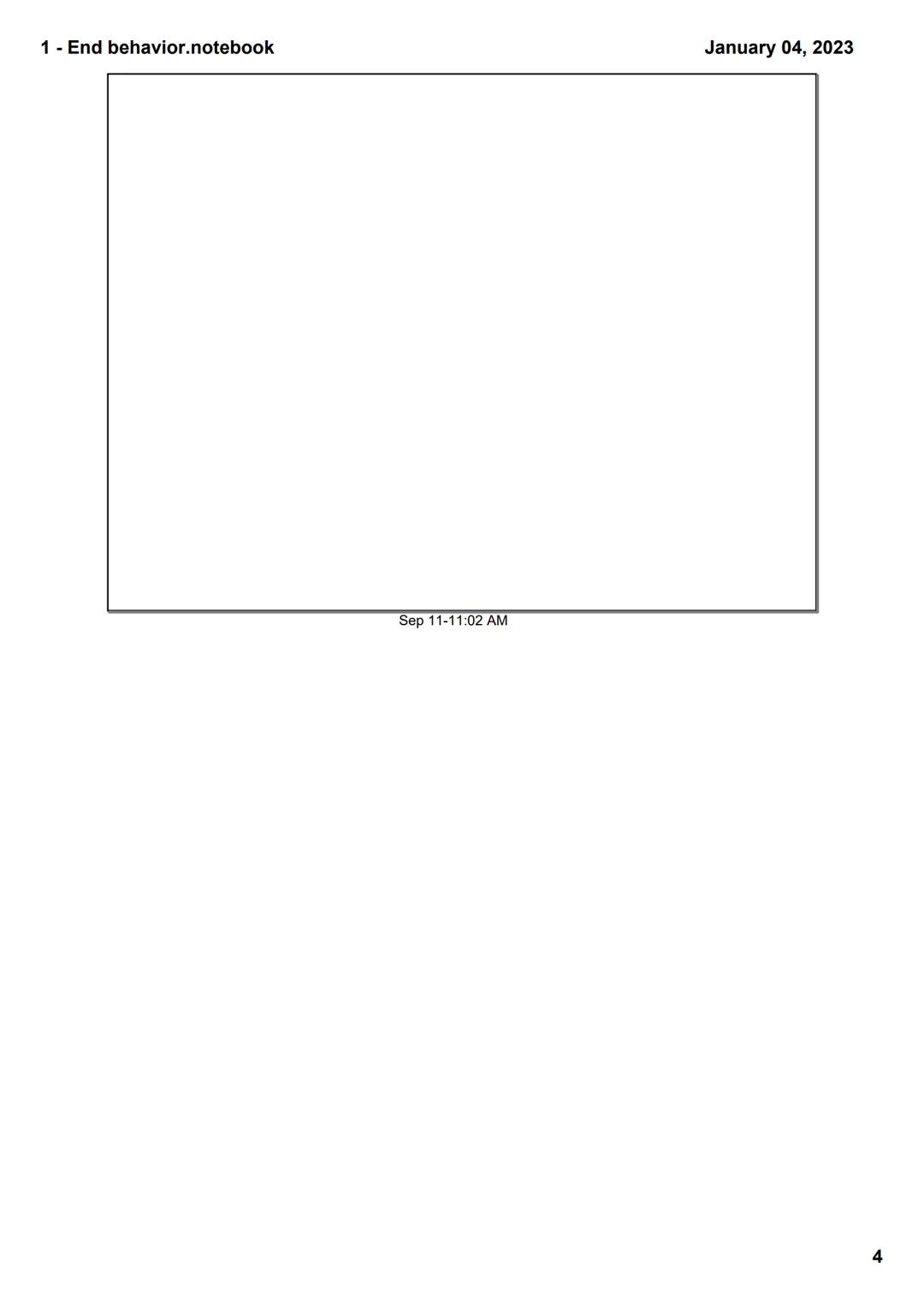 1- End behavior.notebook
January 04, 2023

For polynomials whose degree is even:

If the coefficient of the leading term is positive, then
a
