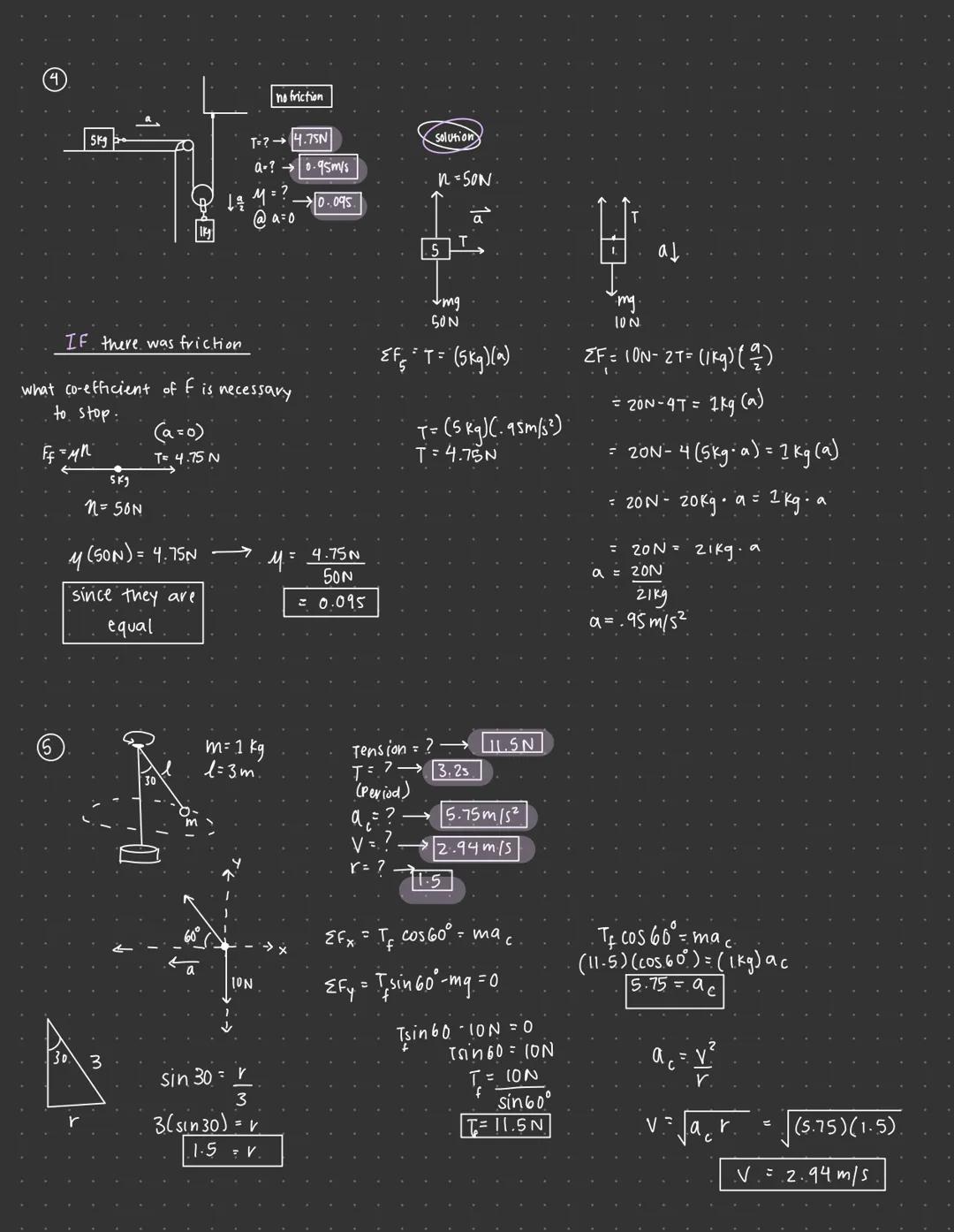 -Chapter(@

Banked TURN ex:

Circular Motion

V=Const.

CAR

(tives + Road)

EF=FFma

yn ymg mv

Vertical circular
MOTION:

v=$\sqrt{Mgr}$.
