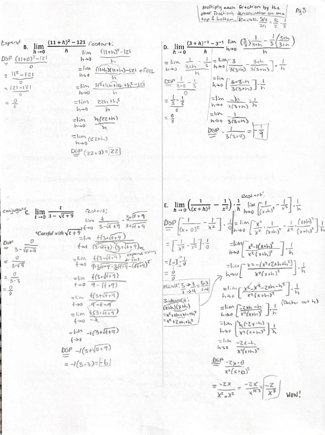 Calculating Limits Using the Limit Laws (a.k.a. Finding Limits Algebraically)
Last lesson, we found limits graphically and numerically. This