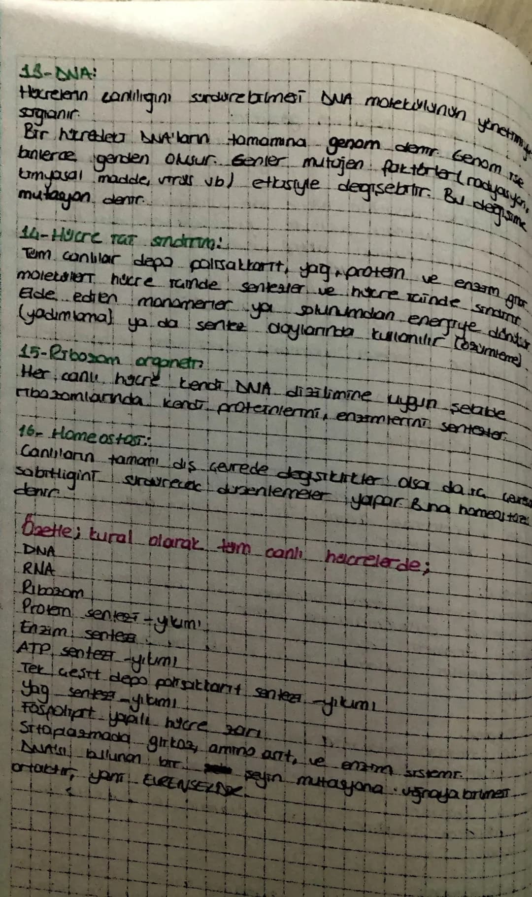 ! Bir canlı prokaryot ise tek hibarelidir, Koryot
O for hicrel: de dabin
ise
çok huereri de olabilir

Canlıların Ortak Ozellikleri:
1. Tum C