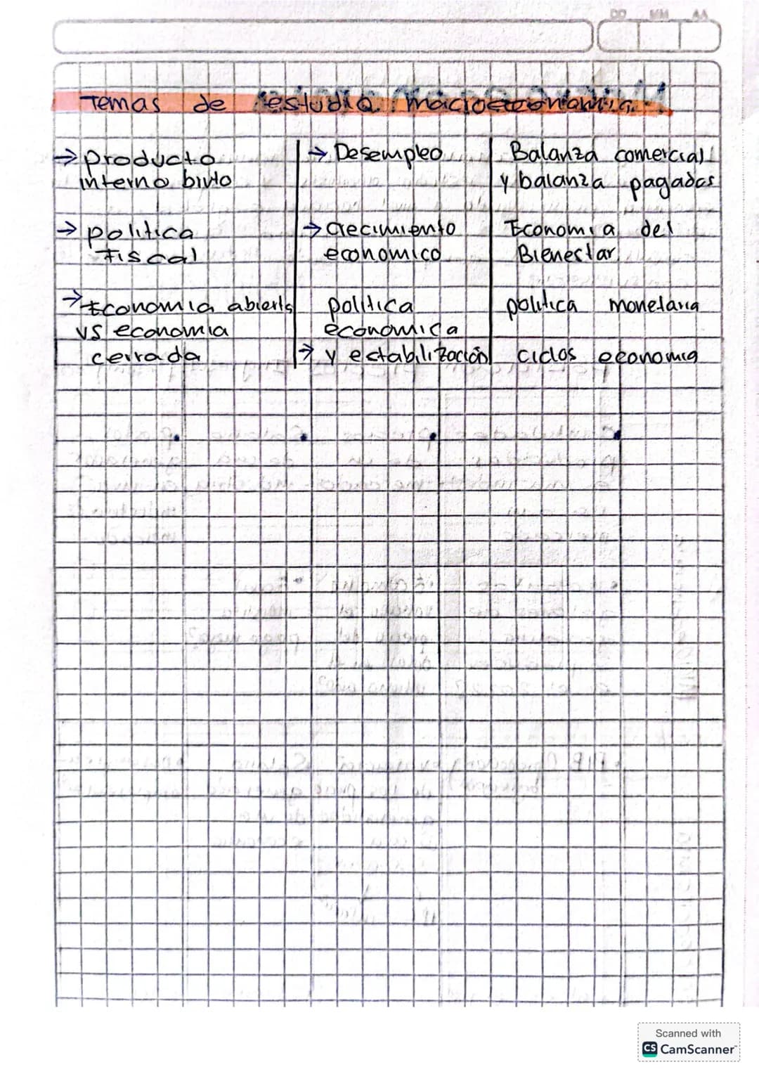 # Macro economia

DD MM AA

Macro economia

La cienaa macioeconomica es ma rama de la economia
que se enfoca en el estudio, analisis y compr