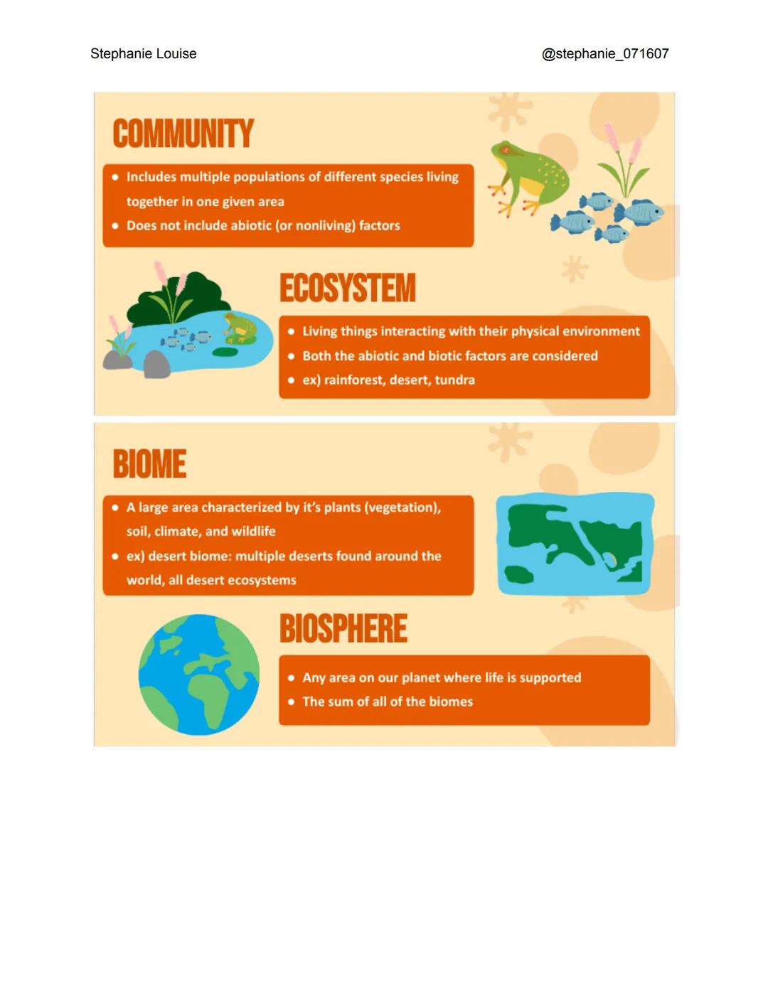 Stephanie Louise

@stephanie_071607

LEVELS OF ORGANIZATION

The Living Earth Stephanie Louise

LEVELS OF
ORGANIZATION
Here are the levels o