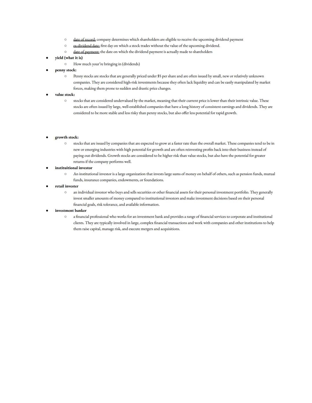 - accounting (what it is)
    - Accounting is a way of keeping track of the financial information of a business. It involves recording, orga