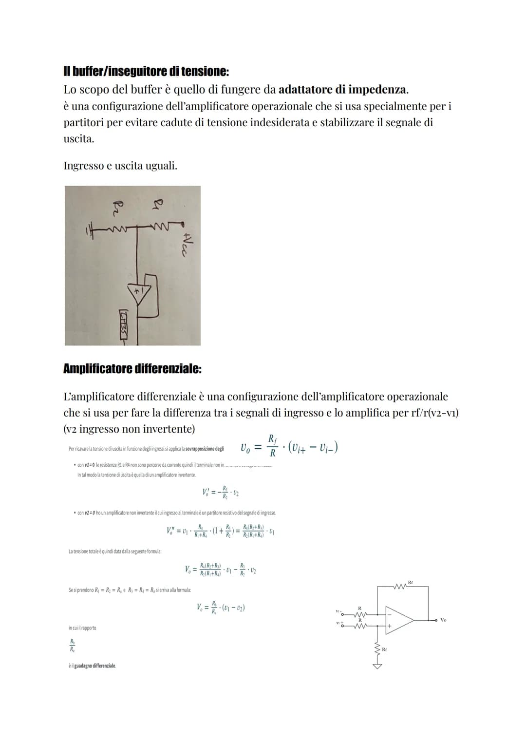 # AMPLIFICATORE OPERAZIONALE

## DEFINIZIONE E SIMBOLO GRAFICO

Un amplificatore Operazionale è un dispositivo che viene utilizzato in elett