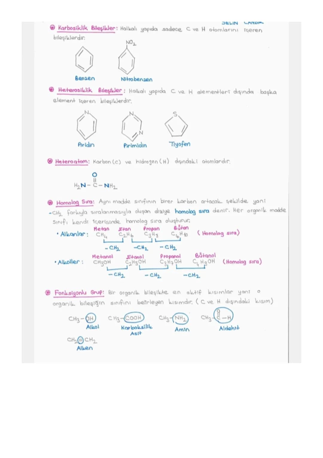# ORGANİK KİMYA

Yapısında karbon (C) ve hidrogen (H) atomları bulunan maddelere
organik madde dentro
*   CH4 (metan), C₂H₄ (etilen), C₂H₂ (