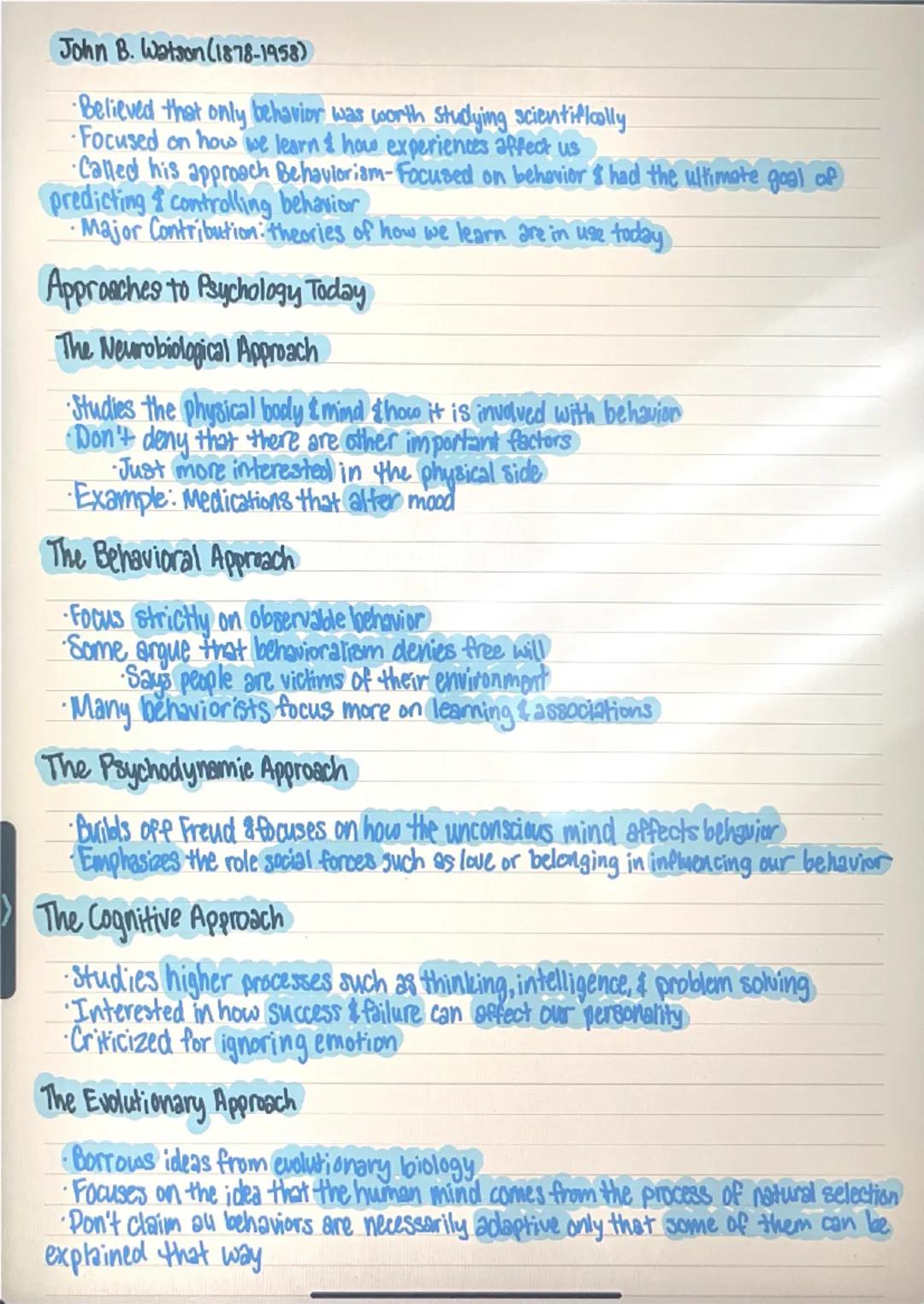 The world of Psychology

What is Psychology?

Psychology-The study of the mind & behavior
Behavior-Every measurable internal & external acti