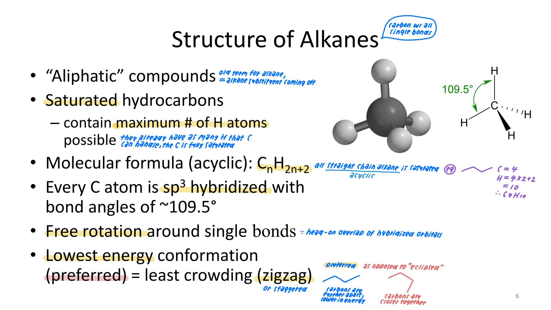 Quiz 3: Alkanes and Cycloalkanes:
Conformational and Geometric Isomers
Homework: Module 3 due 9/28 (thur)
LO Mastery Quiz: Quiz 3 available 