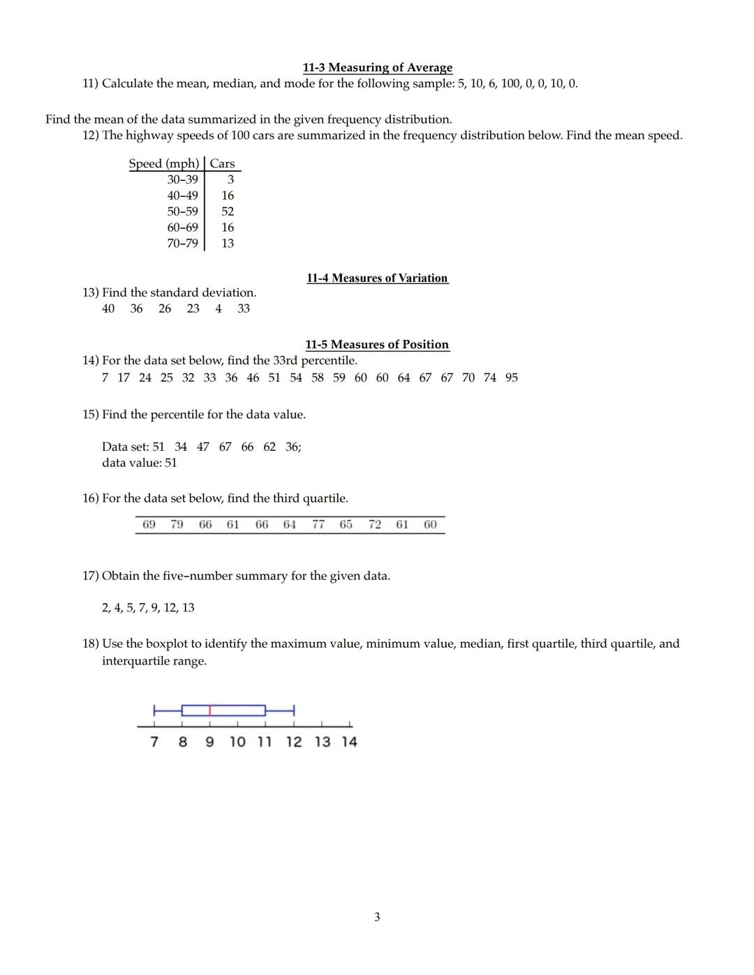 CUNY John Jay College of Criminal Justice

MAT 108 Social Science Mathematics
Exam 3 Review

Department of Mathematics and Computer Science
