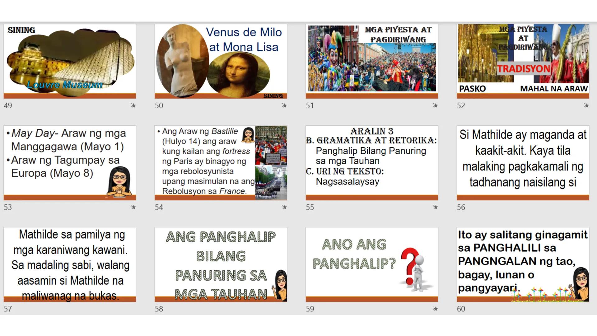 1

R
magandang
:) araw
2

H-
I-
Y-
A-
S-
*
ARALIN 3
A. PANITIKAN:
Ang Kuwintas
Maikling kuwento
(FRANCE ni Guy de
Maupassant)
3
4
"Ang Kuwin