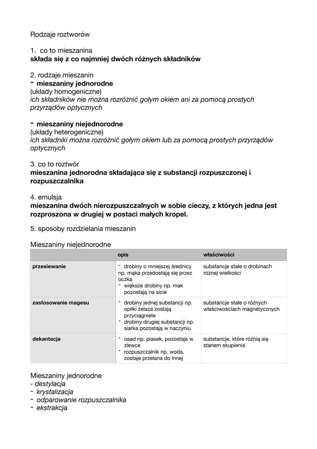 
<h2>Co to jest mieszanina?</h2>
<p>Mieszanina składa się z co najmniej dwóch różnych składników.</p>
<h2>Rodzaje mieszanin</h2>
<h3>Mieszan