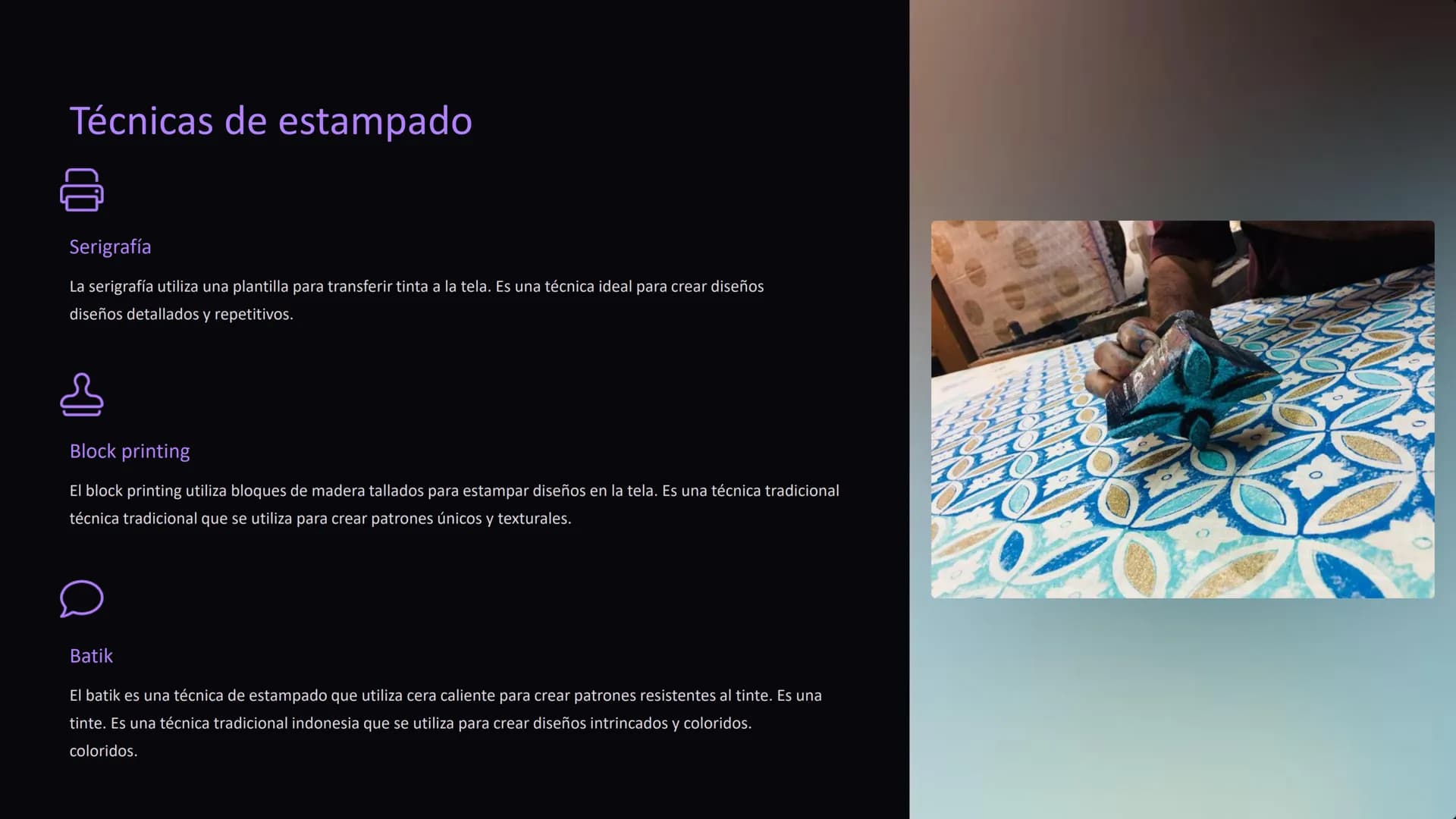 # Introducción al arte

arte textil

El arte textil abarca diversas técnicas para transformar fibras naturales o
naturales o sintéticas en o