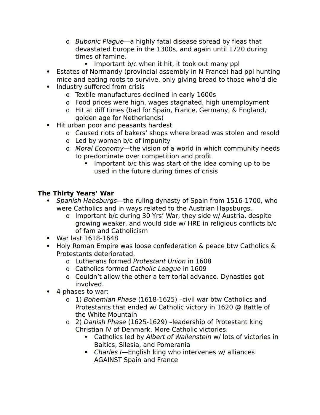 
<p>In the 1600s, Europe faced an Age of Crisis marked by religious wars, bad weather, government pressure, and warfare. This tumultuous era