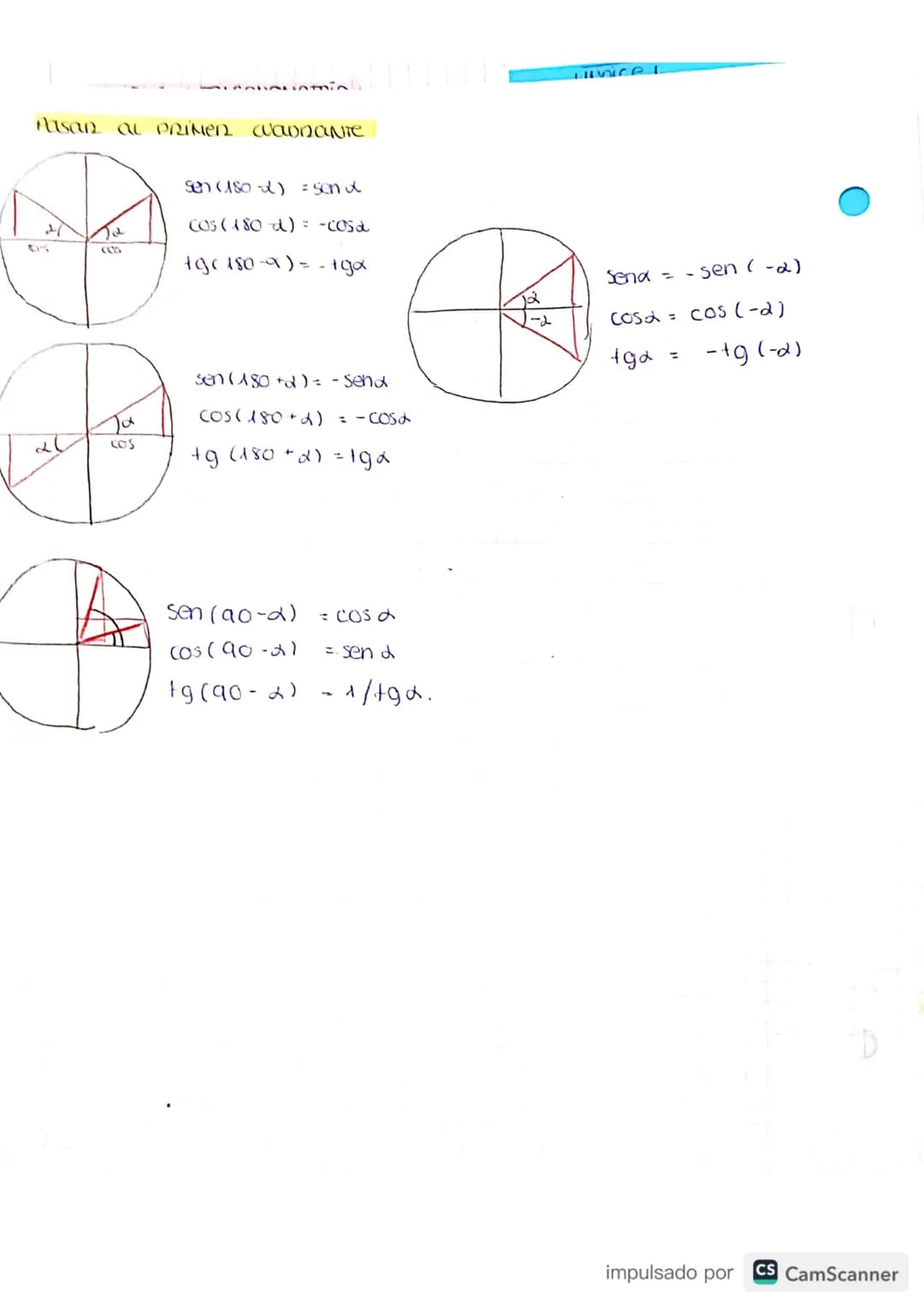 # TEMA 7

# TRIGONOMEtria

১

*   Un caldian es la medida del angulo de una urcunferencia cuyo

aico es igean al Lacho

200100

*   DOOUDNES