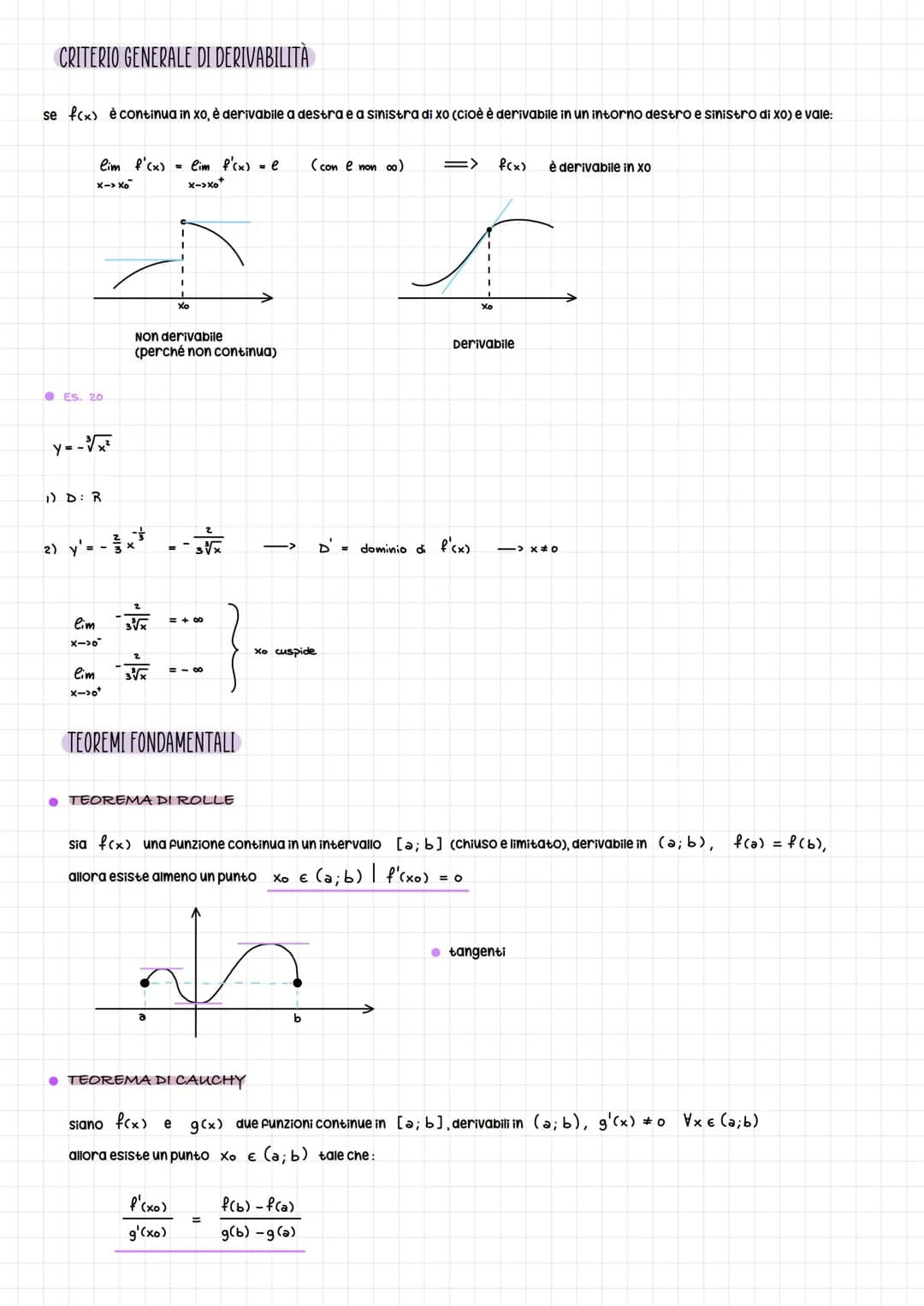 # Derivate

calcolo differenziale

si vuole capire quanto vale la retta tangente in un punto della funzione

Rappresenta la pendenza, ovvero