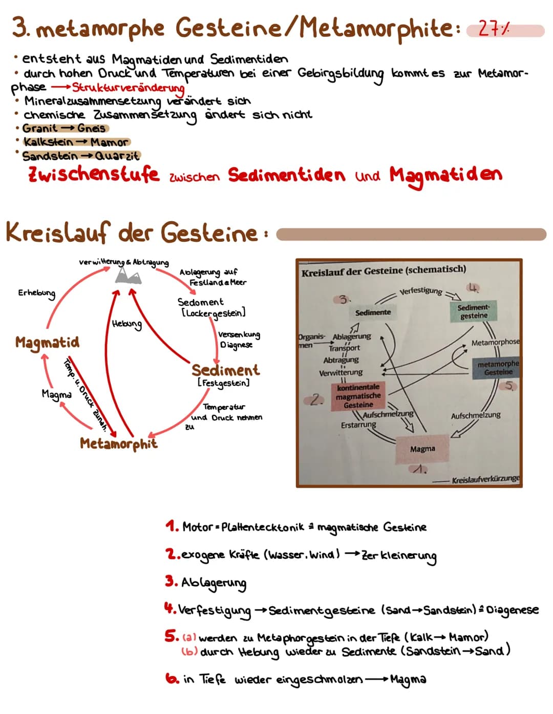 # GESTEINE

"jedes natürliche Gebilde der festen Erdkruste, das in größeren Dimensionen auftritt

→Gesteine bestehen aus einem Gemenge von G