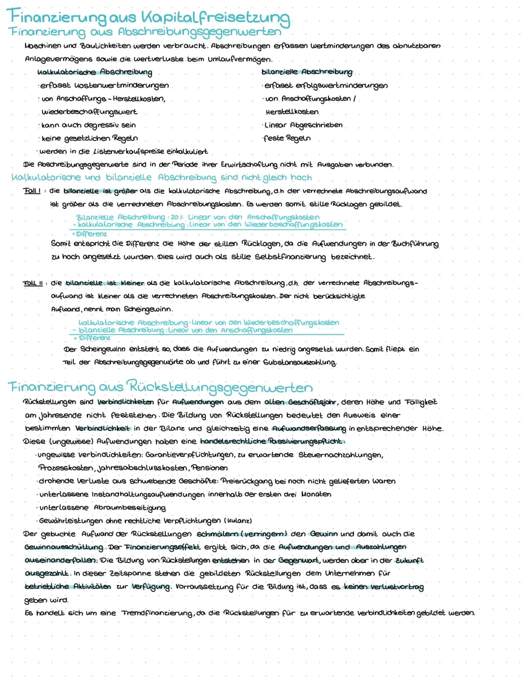 # Innen finanzierung

Bei der Innenfinanzierung werden die Finanzmittel von dem Unternehmen selbst aufgebracht, indem entweder
Gewinne nicht