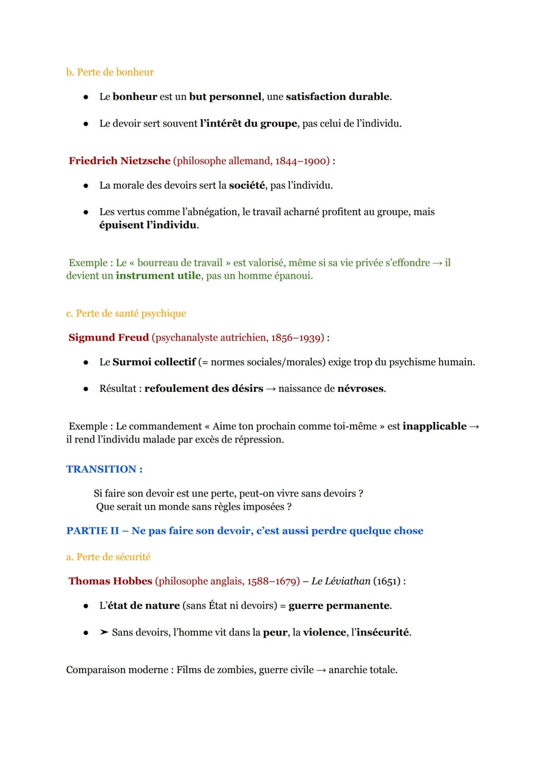 # Le devoir:

(Séquence 5 Partie 2)

## Introduction :

Définir le devoir

* Le devoir : action que l’on doit accomplir en vertu d’une règle
