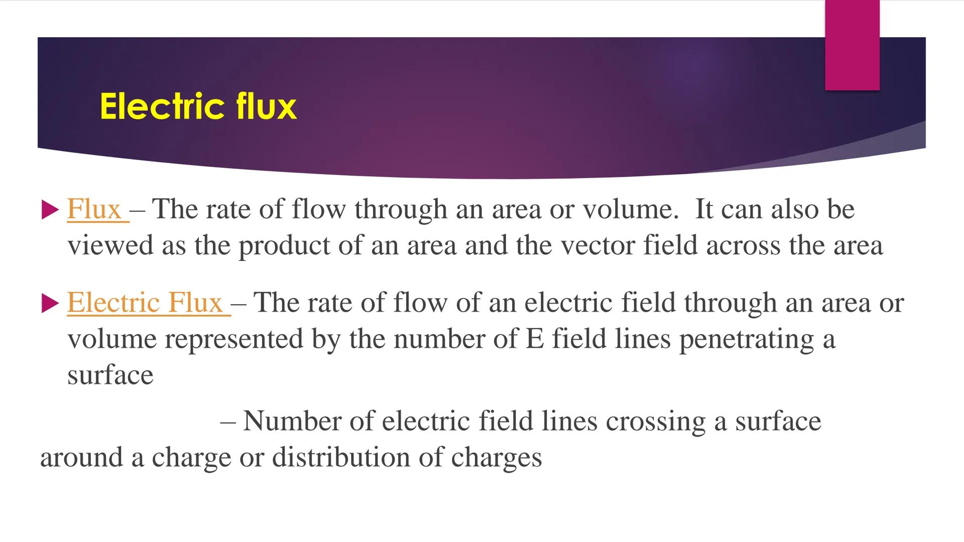 # ELECTRIC FLUX Density of Lines in Patterns

A

B

C

The density of electric field lines around these three objects reveals that the quant