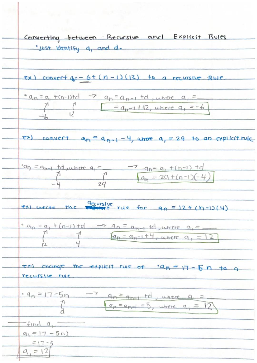 # 4.02 Arithmetic sequences
- write the explicit and recursive rules in arithmetic sequences. Sequences:

•Arithmetic sequence vs. Geometric