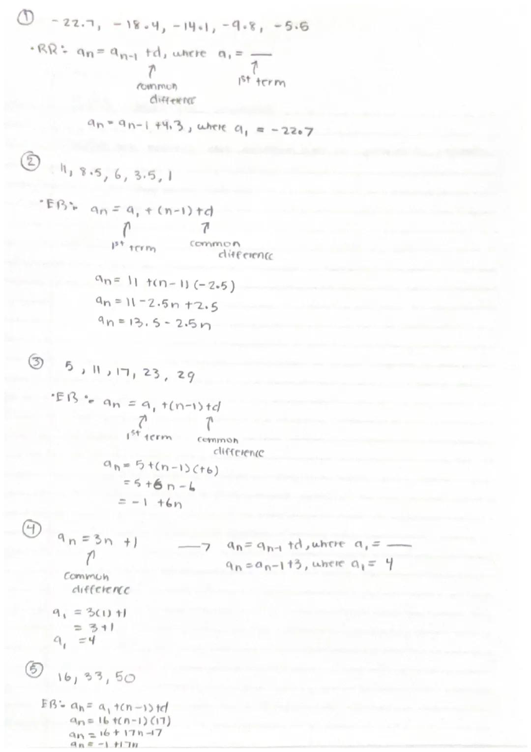 # 4.02 Arithmetic sequences
- write the explicit and recursive rules in arithmetic sequences. Sequences:

•Arithmetic sequence vs. Geometric