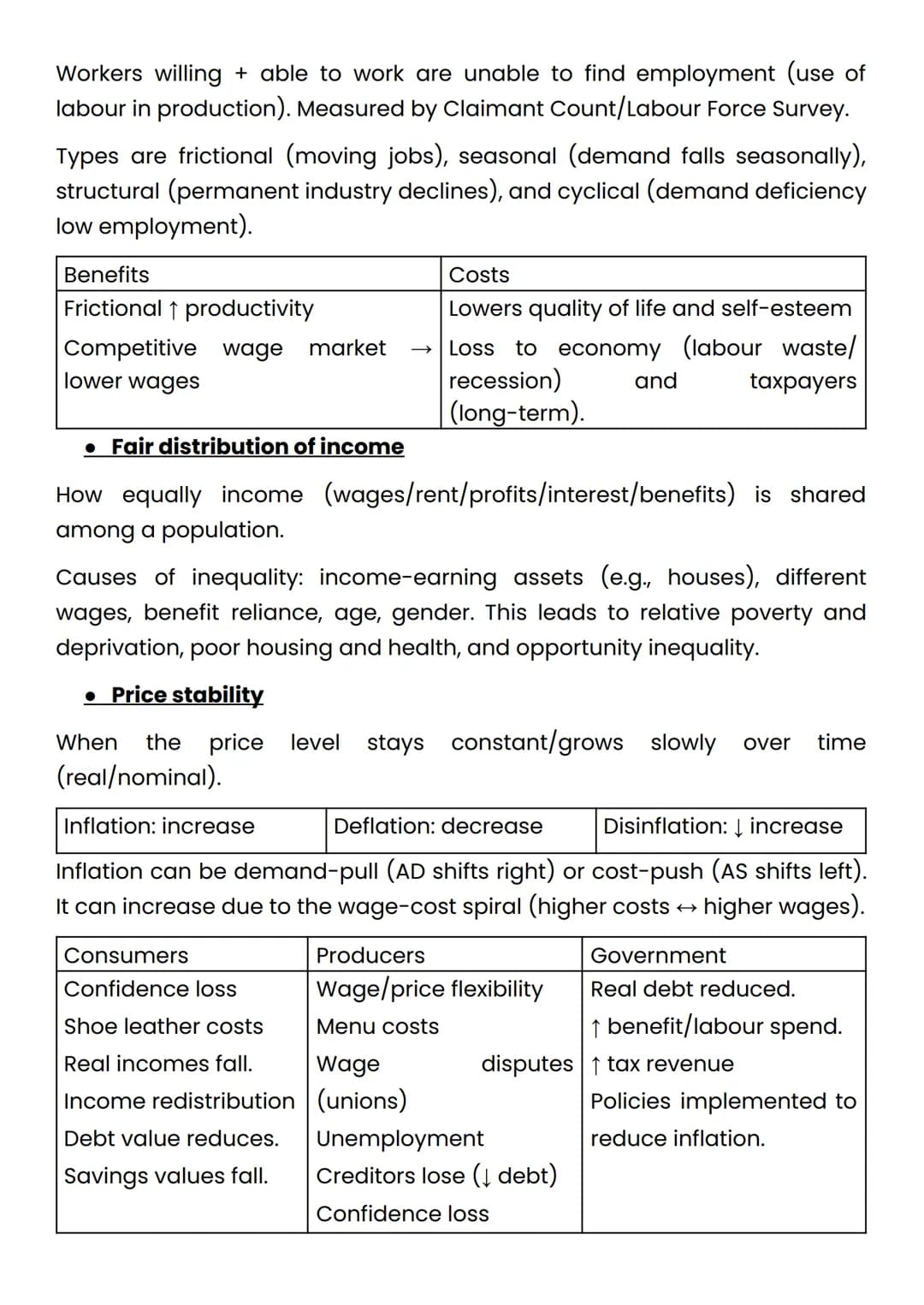 .The Standard Guide to GCSE Economics

• Main Economic Groups

Producers supply goods and services (tangible and intangible products)
to mak