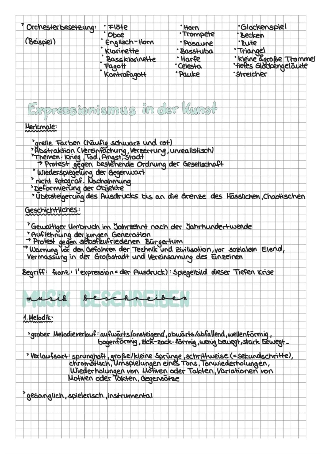 # Musik Lernzettel

1. Theorie

1. Rhythmus und Metrum

Komplementärrhythmus; zwei oder mehr Stimmen ergänzen sich in ihrer rhythmischen Ges