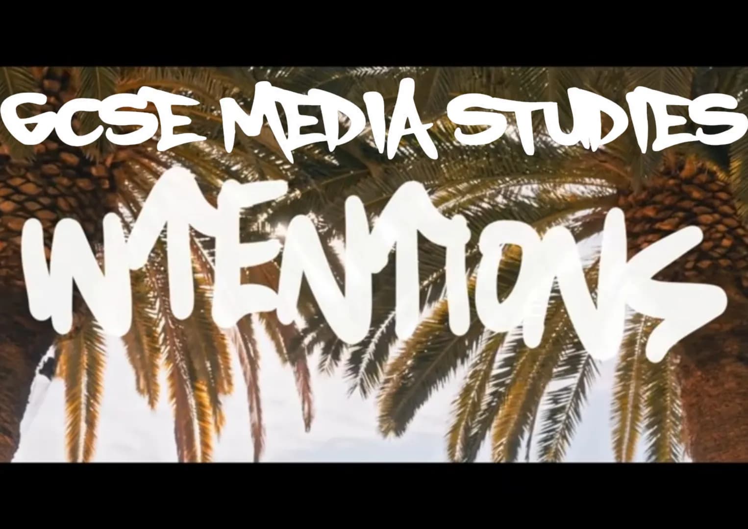 # GCSE MEDIA STUDIES

# INTENTIONS # CONTEXT

► "Intentions" is a song by Justin Bieber, released in Feb 2020 as
the second single from his 