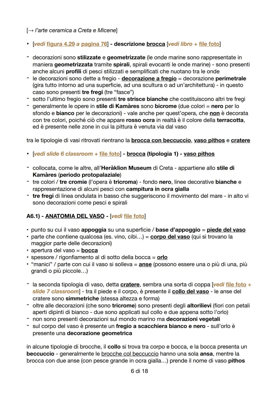 # ARTE DEL MEDITERRANEO ORIENTALE
(dal libro, pagina 64)

## A) - LA CIVILTÀ CRETESE

*   si sviluppa sull'isola di Creta; la civiltà è dett