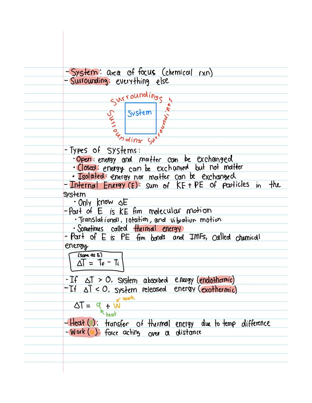 Chem H
Unit 10
2/7/2023
# THERMOCHEMISTRY

- Heat: a form of energy that flows frm warm $\rightarrow$ cool
  *   Low $\rightarrow$ High KE
-