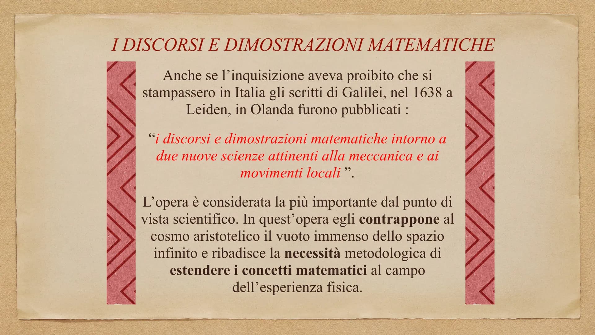 # Galileo Galilei BIOGRAFIA

Galileo Galilei nacque a Pisa nel 1564 da un' antica
famiglia Fiorentina. Nonostante il padre gli diede
un' edu