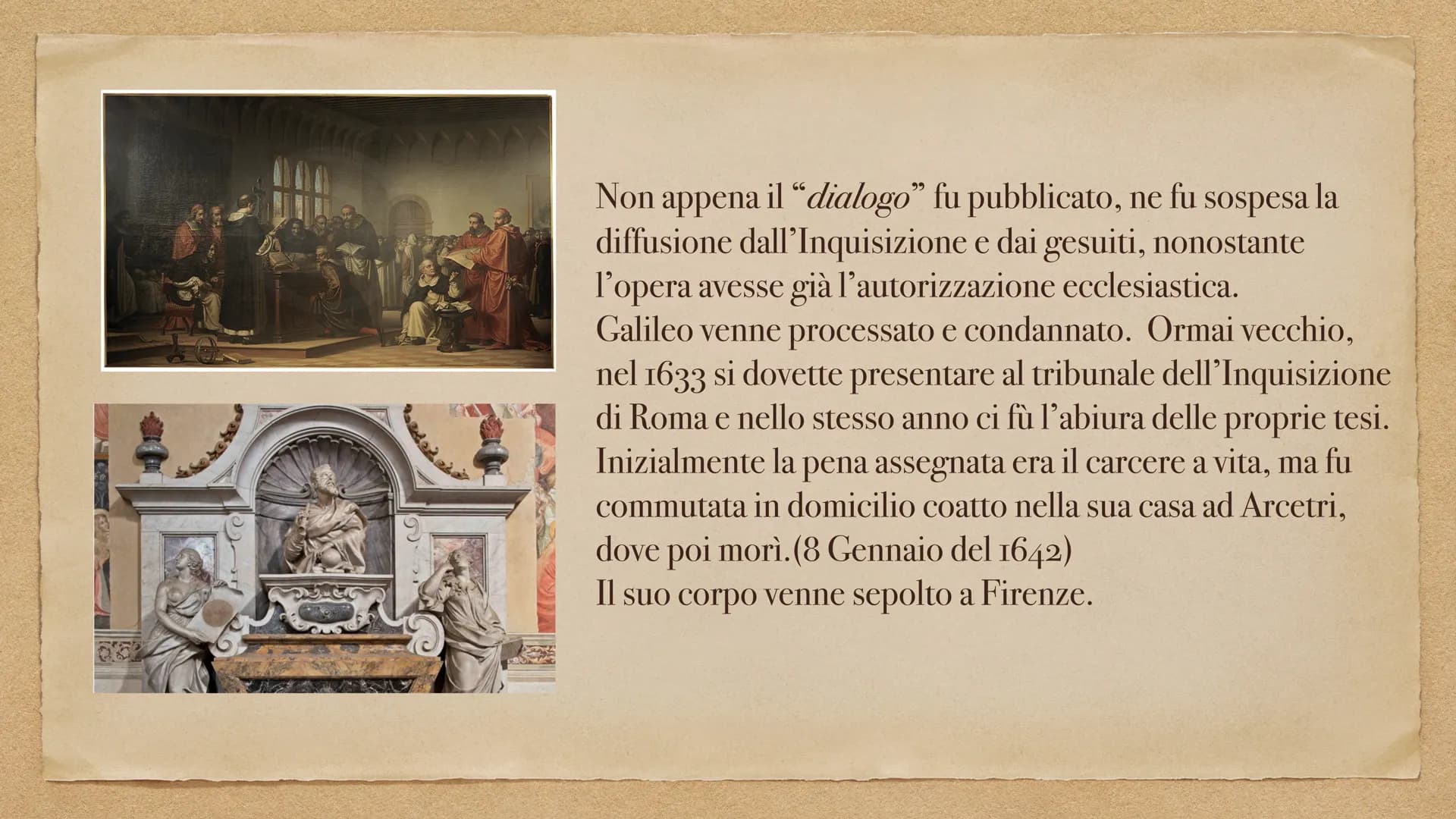 # Galileo Galilei BIOGRAFIA

Galileo Galilei nacque a Pisa nel 1564 da un' antica
famiglia Fiorentina. Nonostante il padre gli diede
un' edu