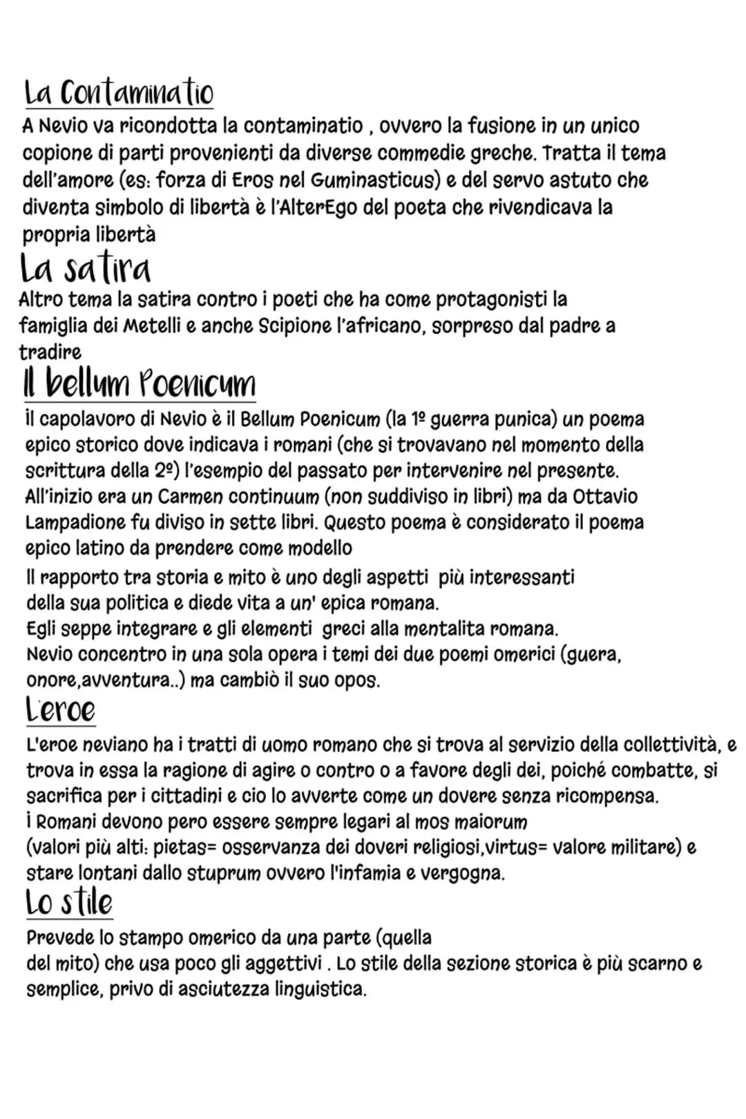 # Gneo nevio

Colui che non si piegò al volere di nessuno, nasce a Capua nel 270 a.C. e fu il primo scrittore
latino. Era un cittadino liber